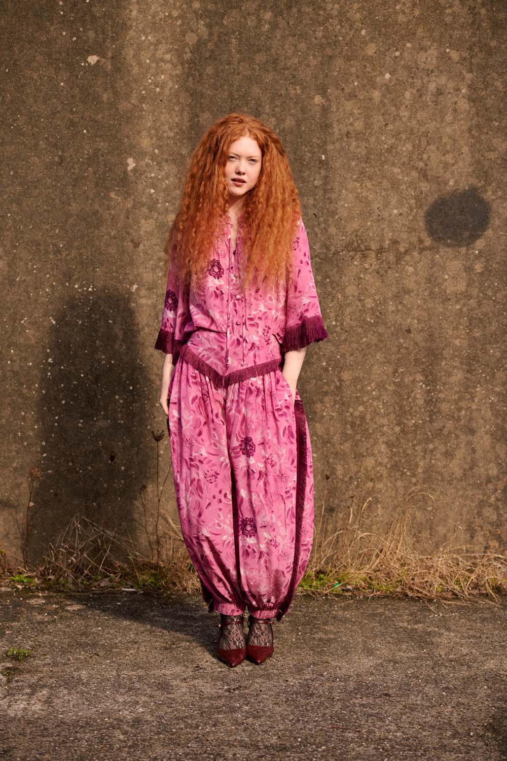 Fiadh Pant in Raspberry