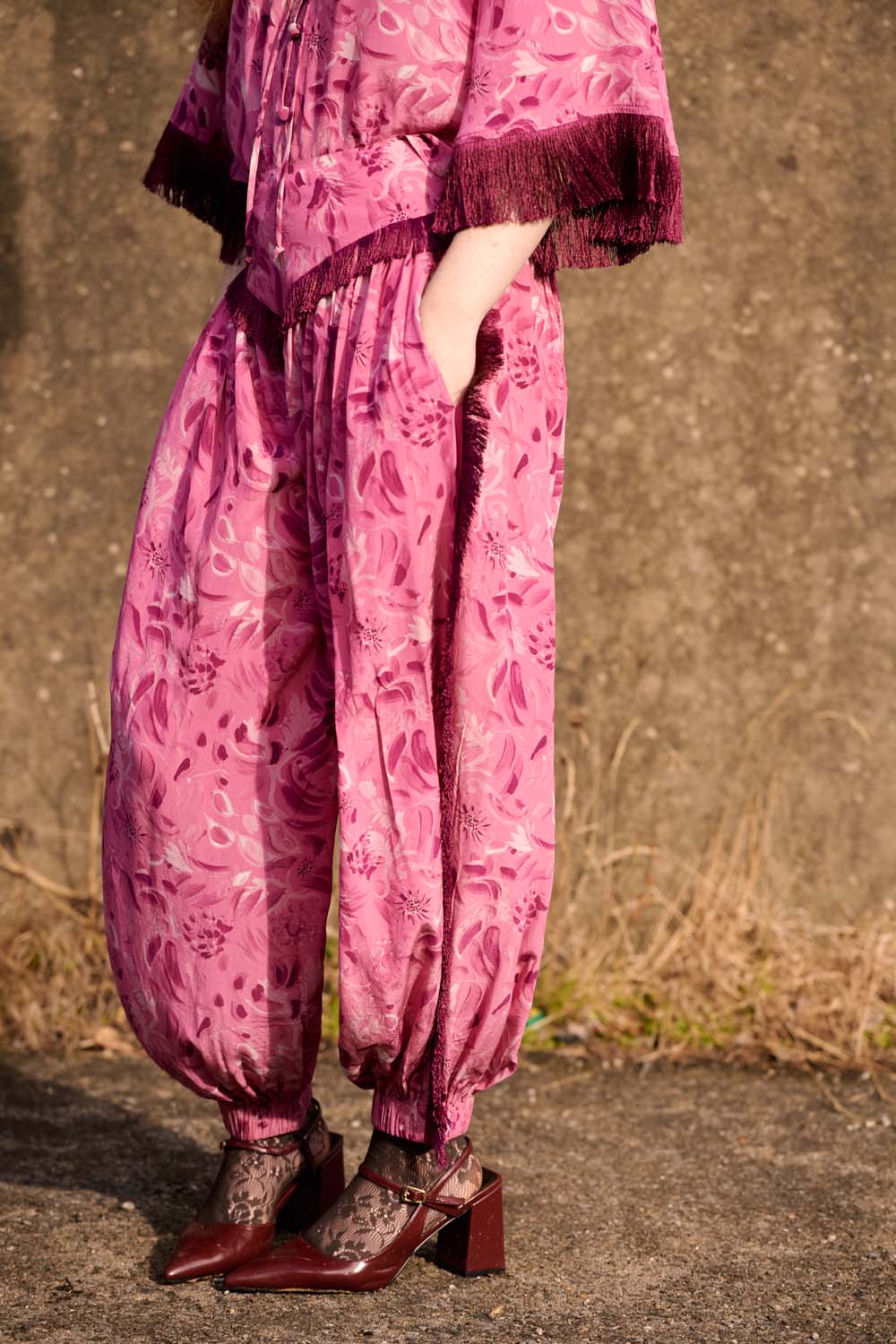 Fiadh Pant in Raspberry