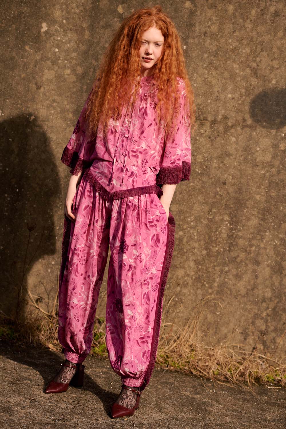 Fiadh Pant in Raspberry