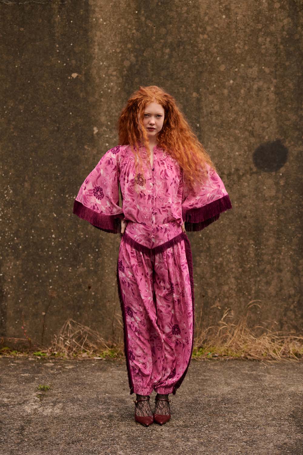 Fiadh Pant in Raspberry