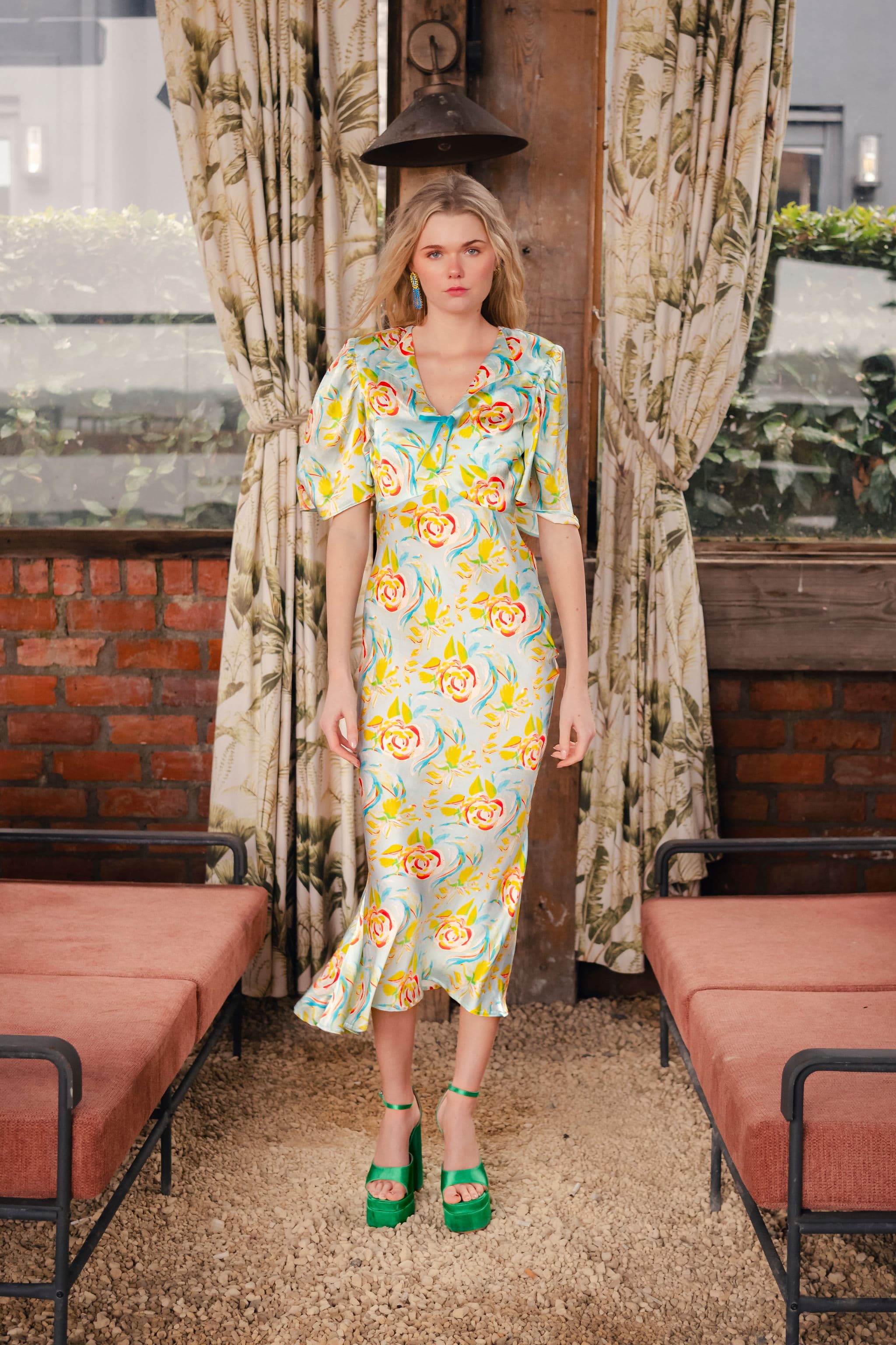 Aria Dress in mint