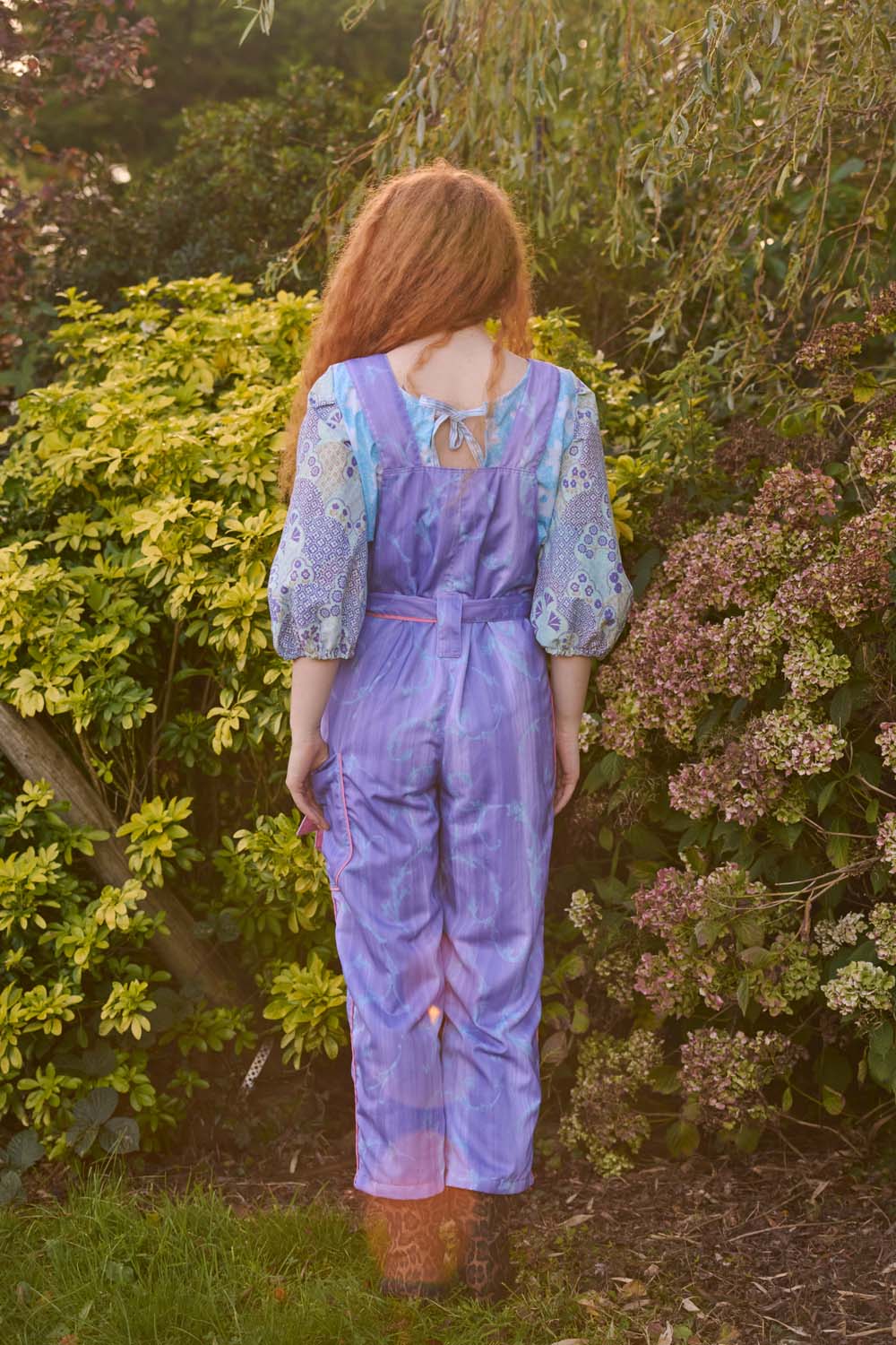 Clo Dungarees in Purple