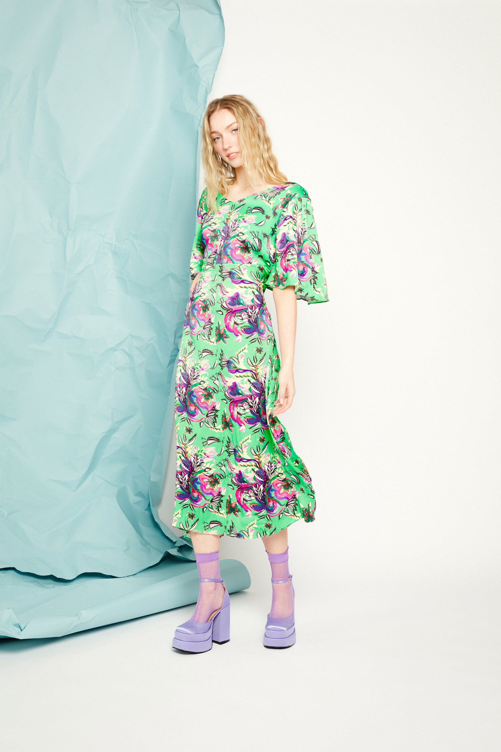 Bea Dress in Green