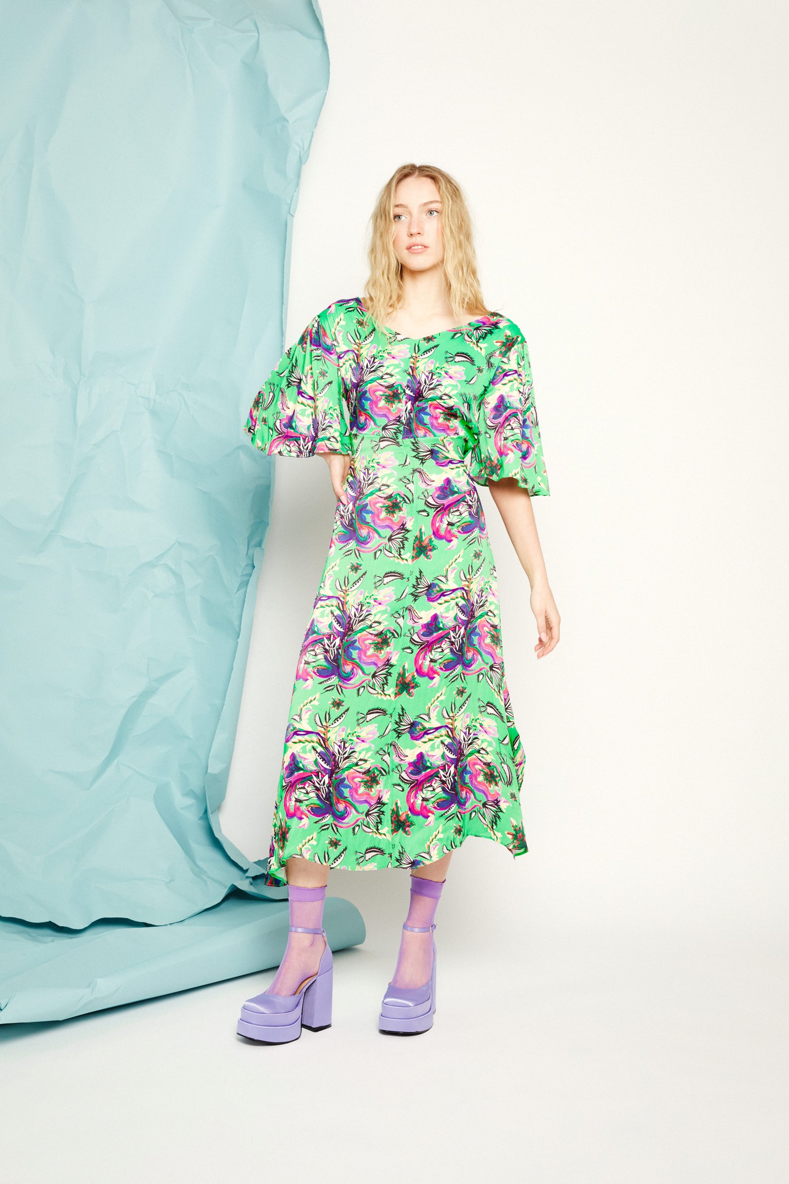 Bea Dress in Green