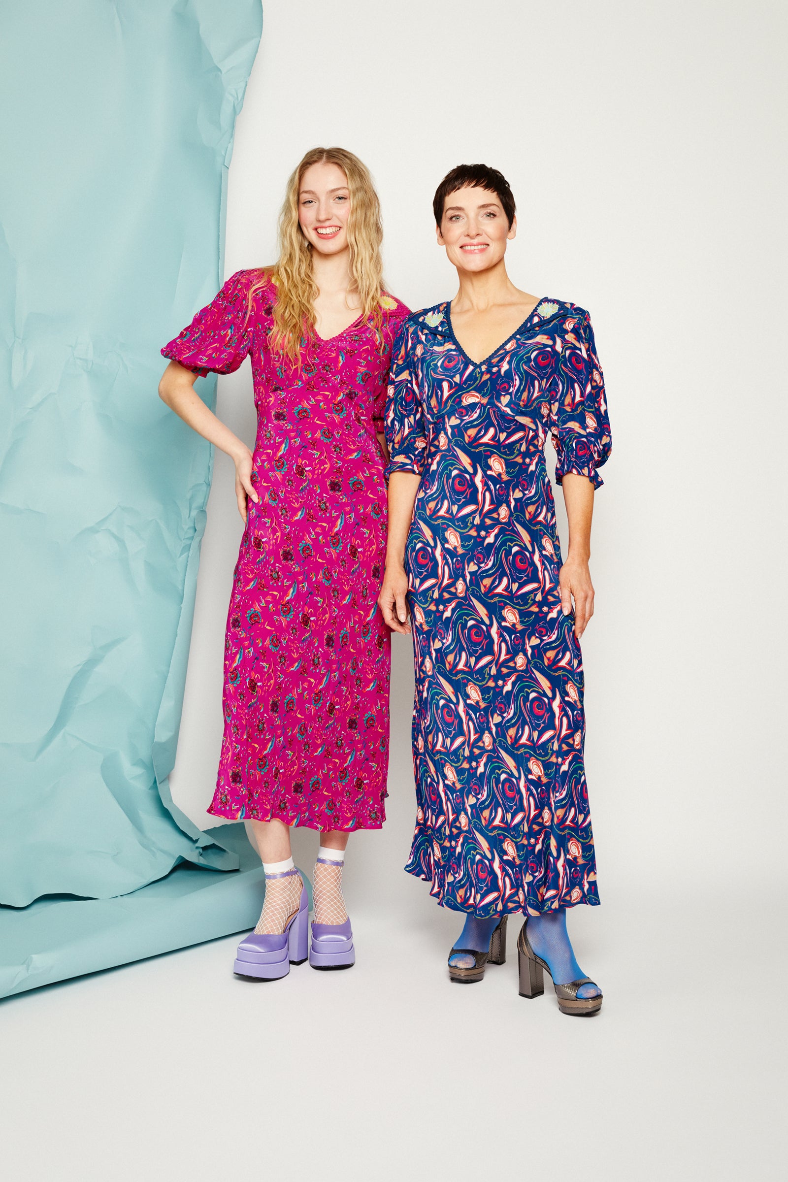 Bianca dress in blue