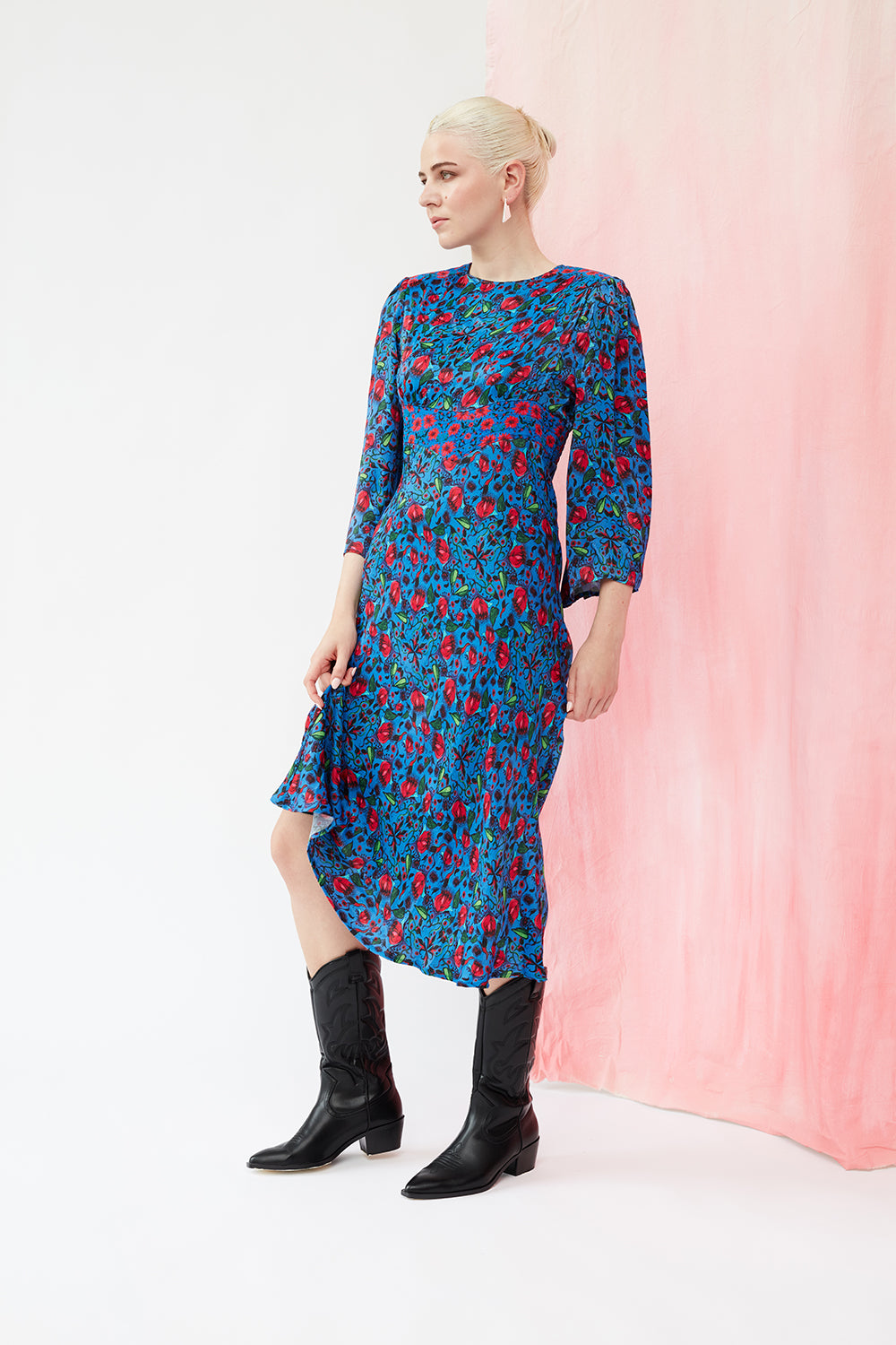 Alison dress in blue