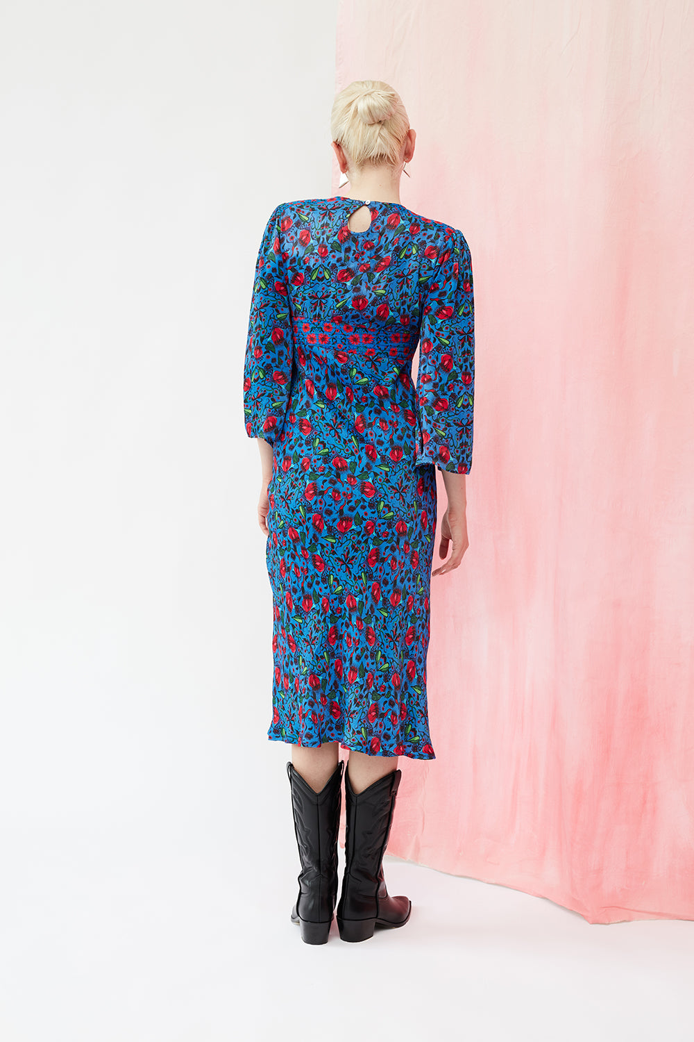 Alison dress in blue