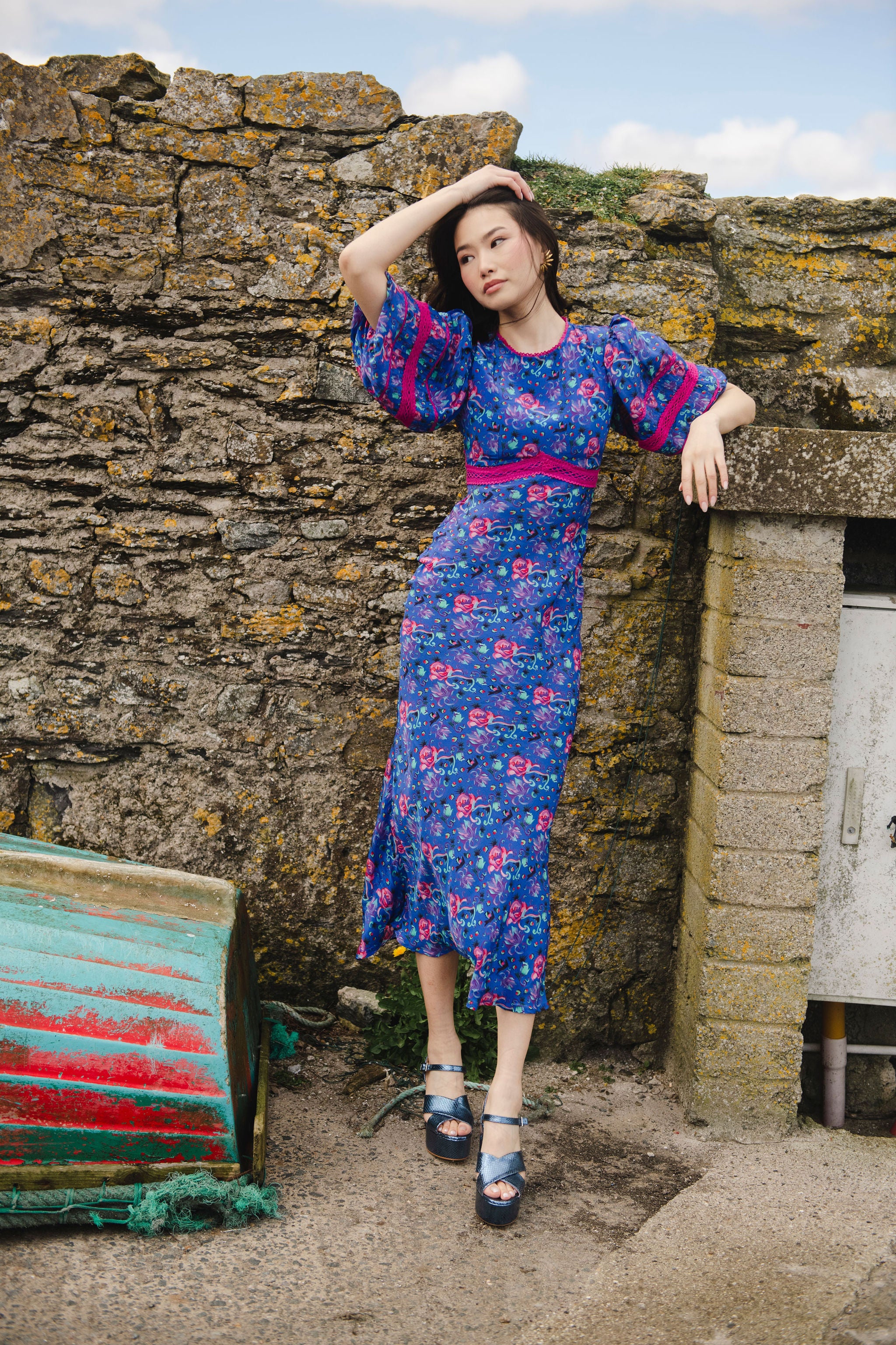 Anne Dress Blue