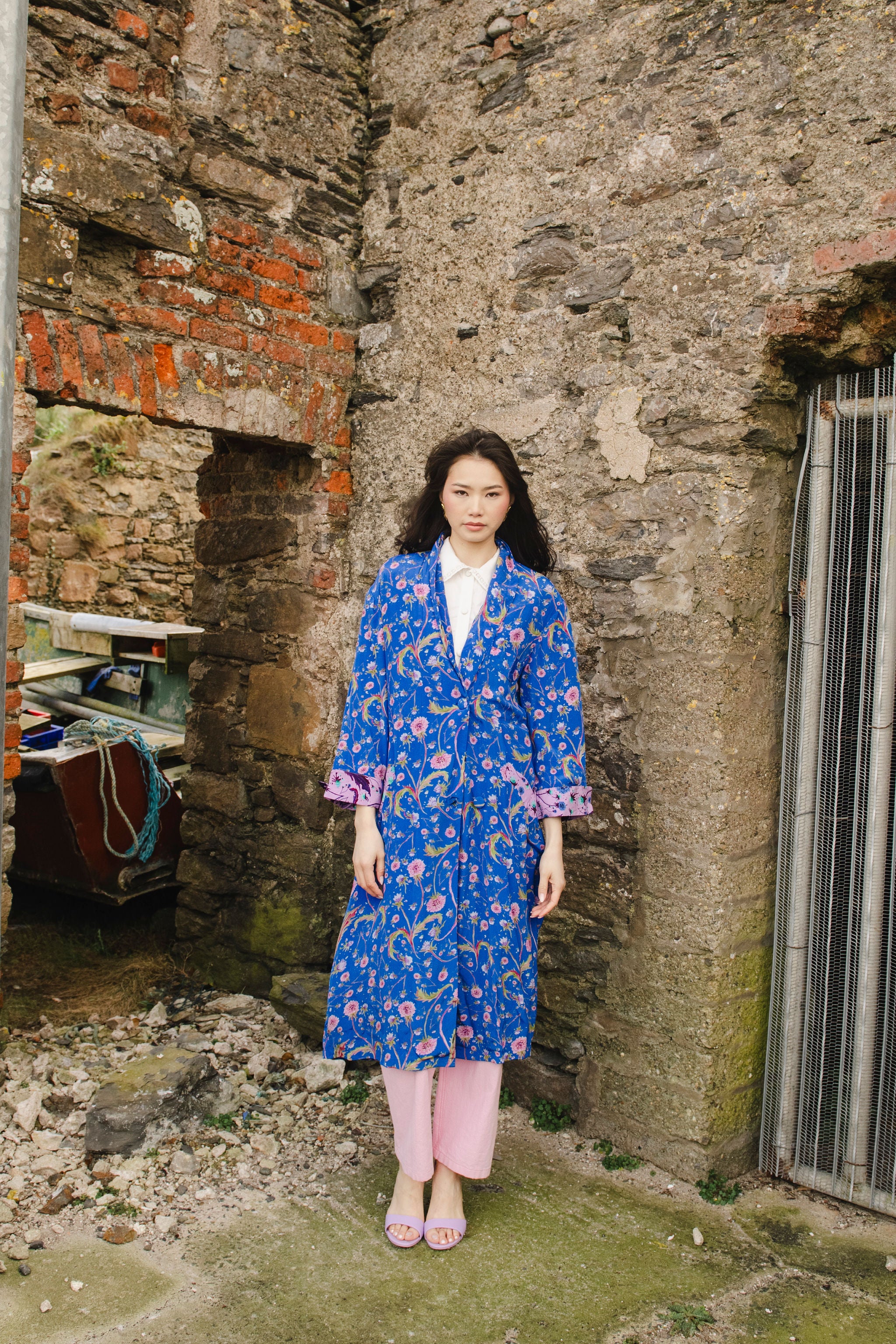 Blue Dandelion Elle Kimono