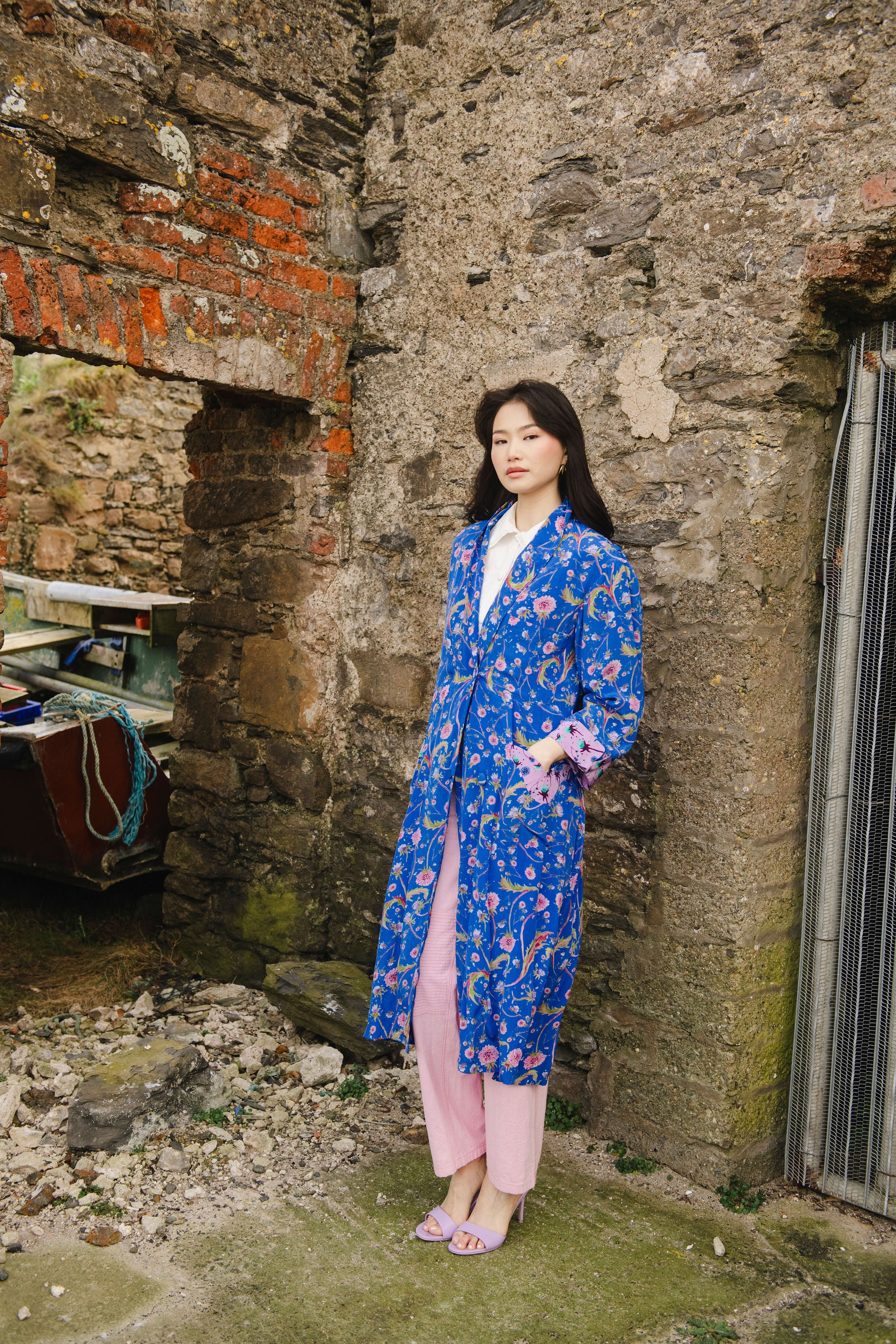 Blue Dandelion Elle Kimono