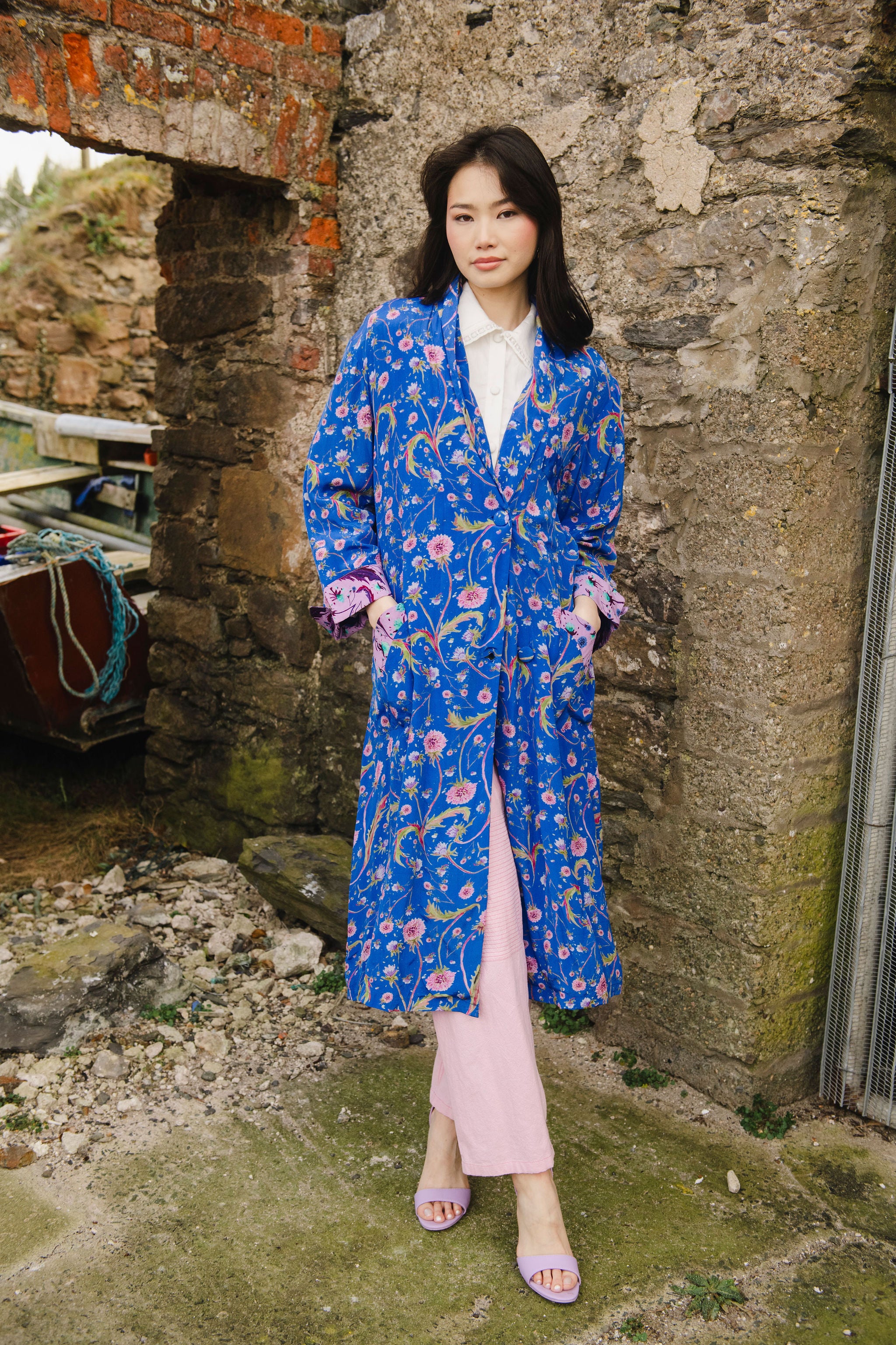 Blue Dandelion Elle Kimono