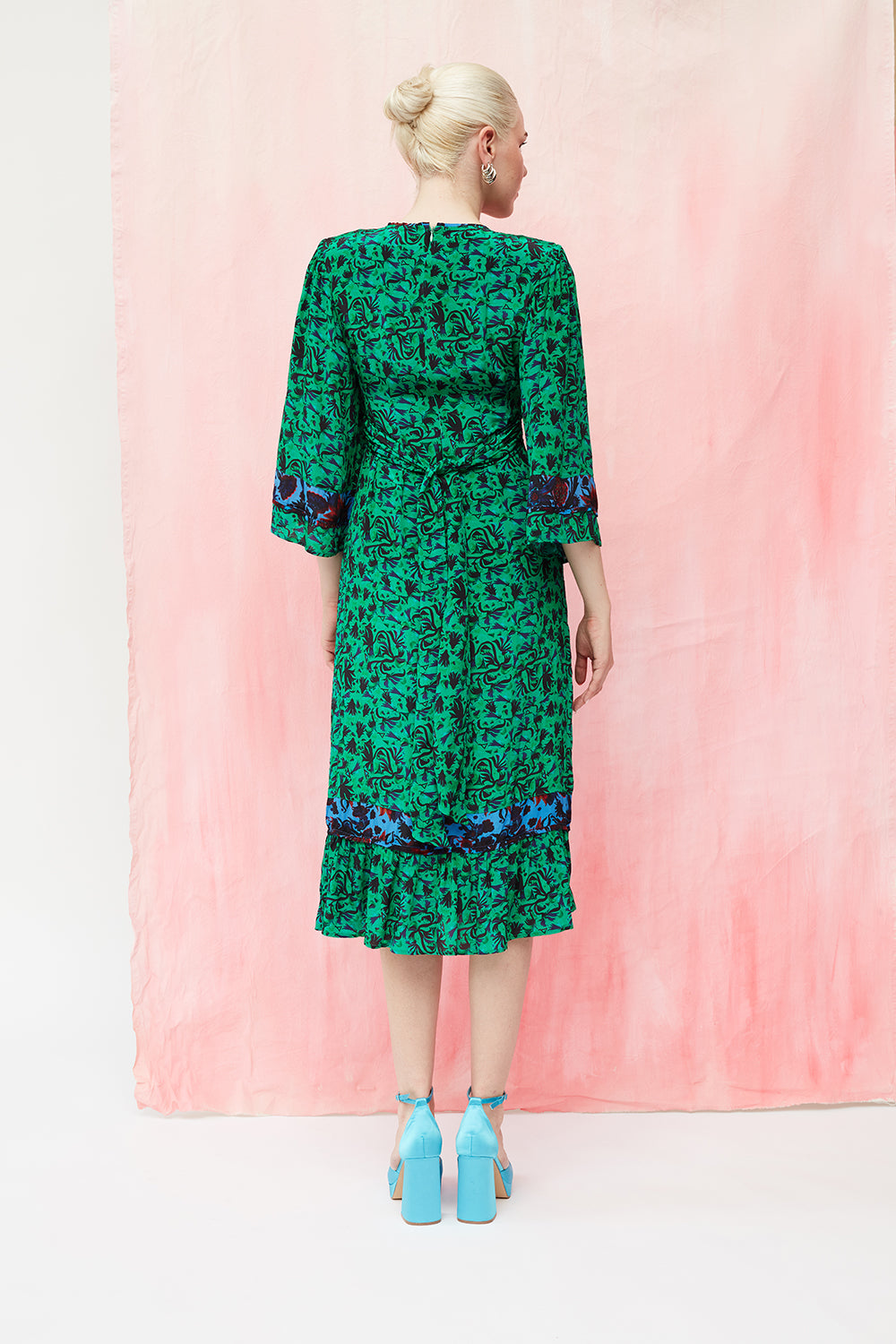 Lainey dress in green