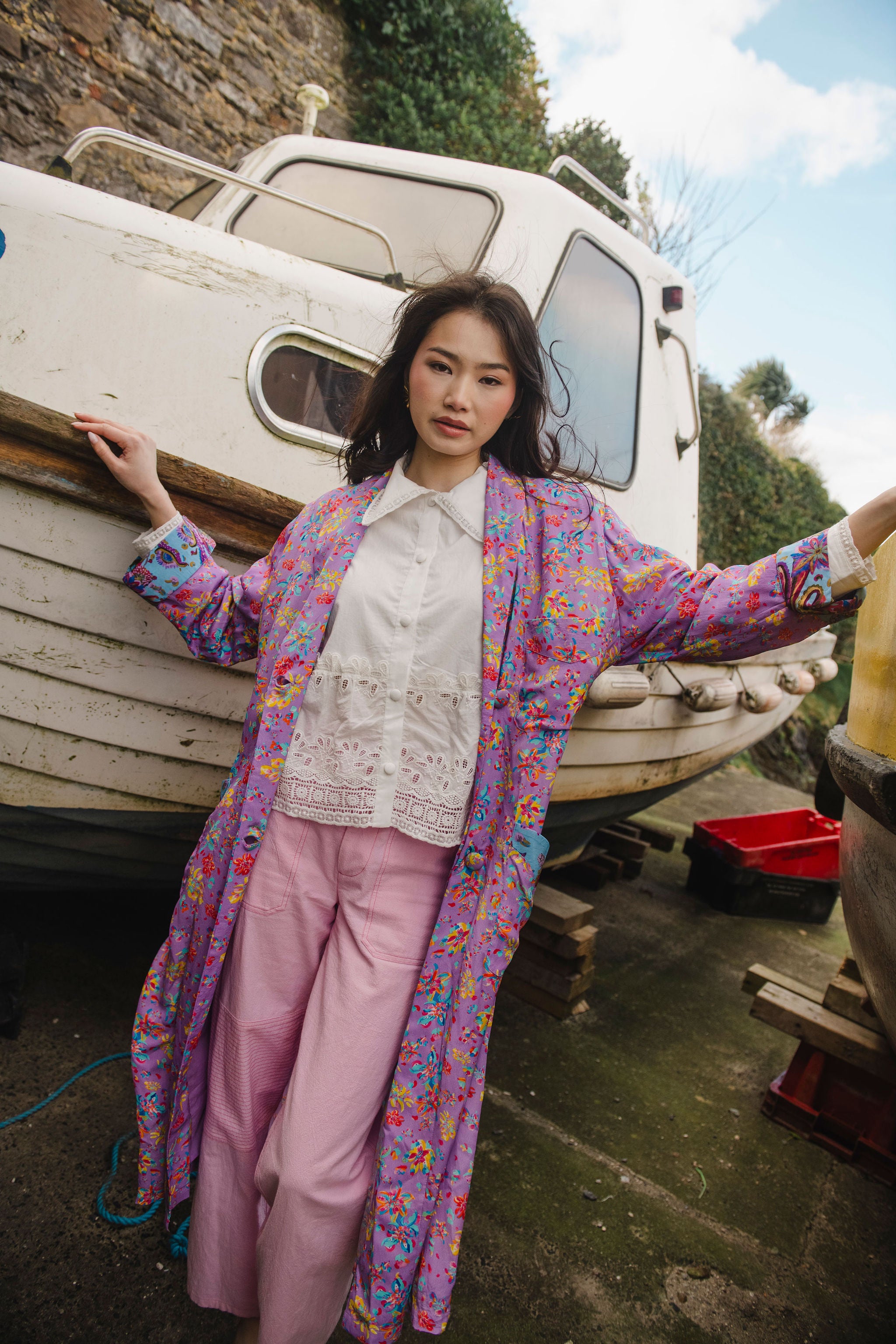 Lilac Elle Kimono
