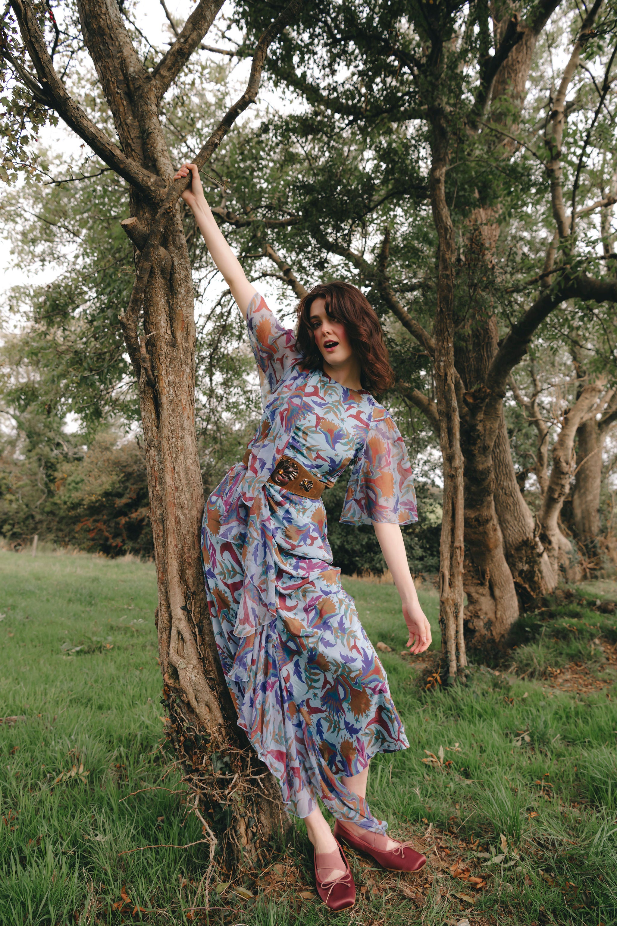 Marilyn Dress in Blue