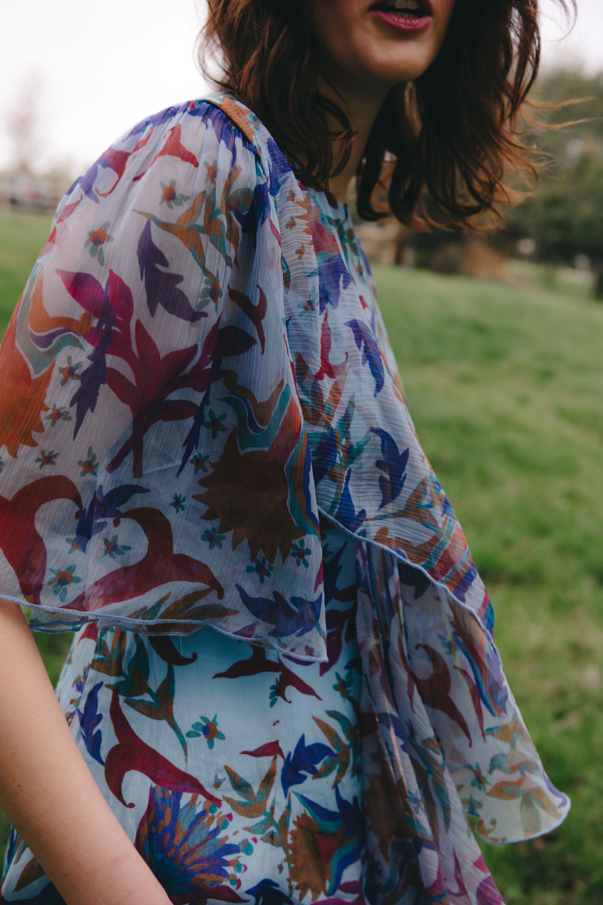 Marilyn Dress in Blue