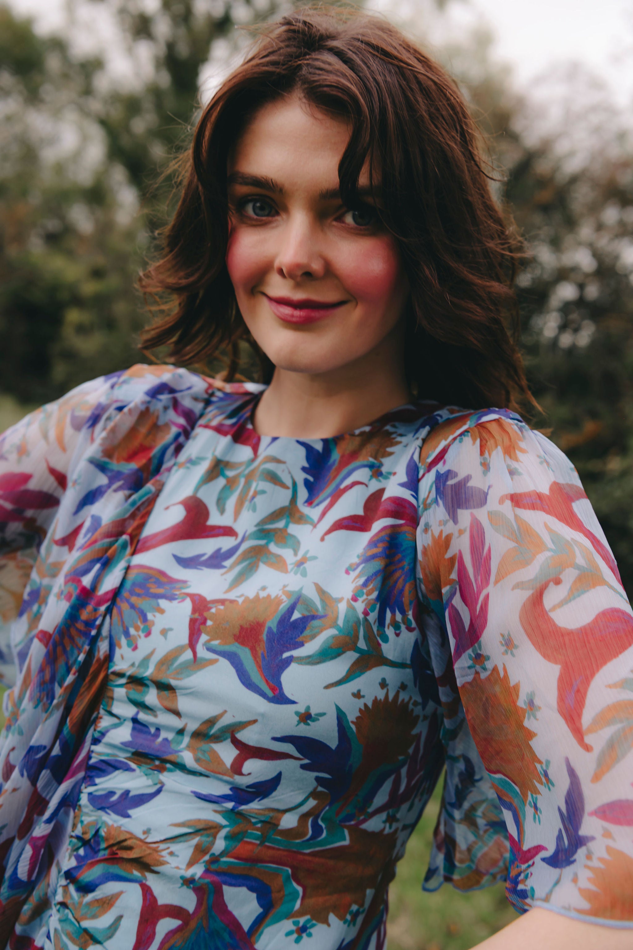 Marilyn Dress in Blue