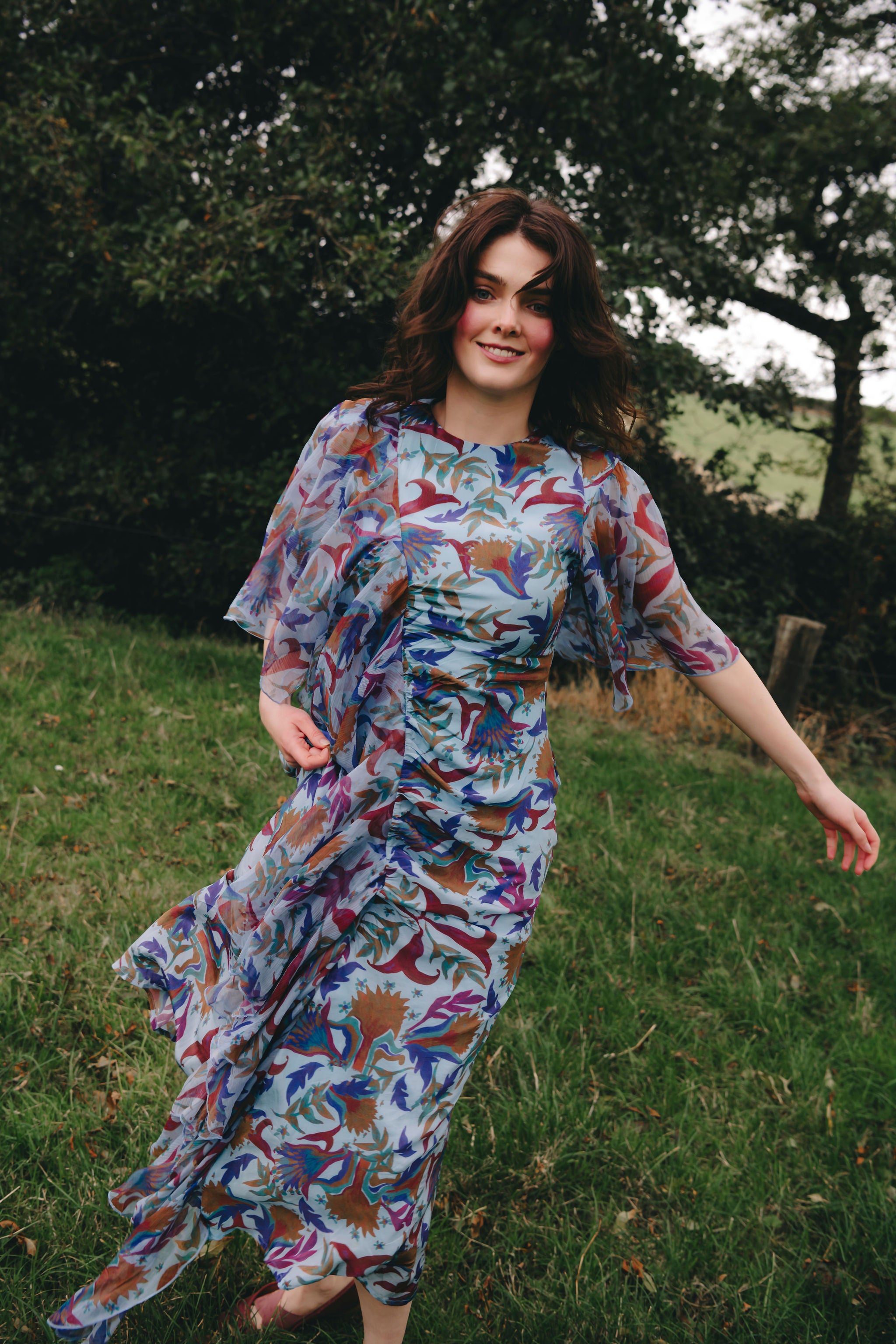 Marilyn Dress in Blue