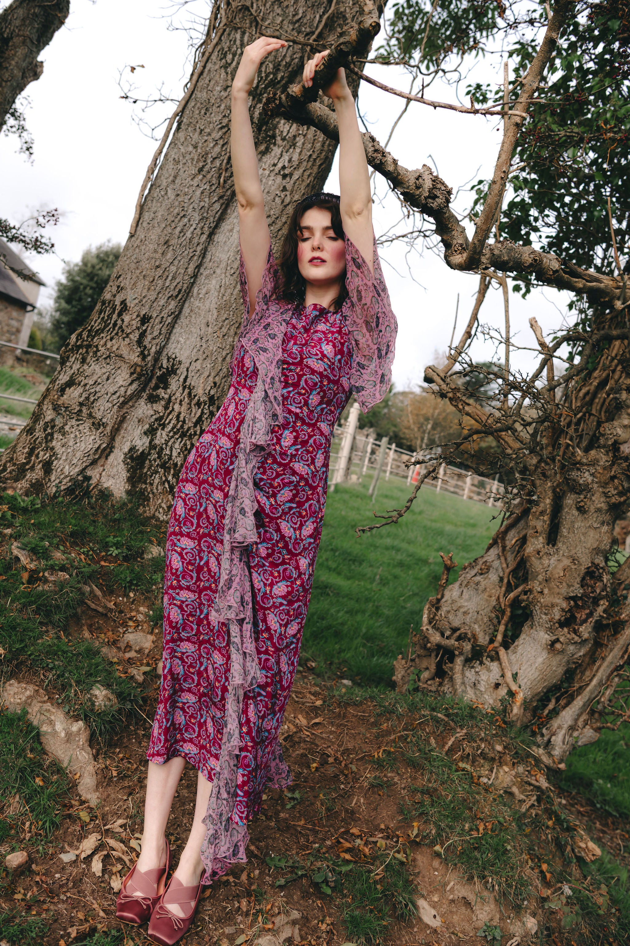 Marilyn Dress in contrast prints