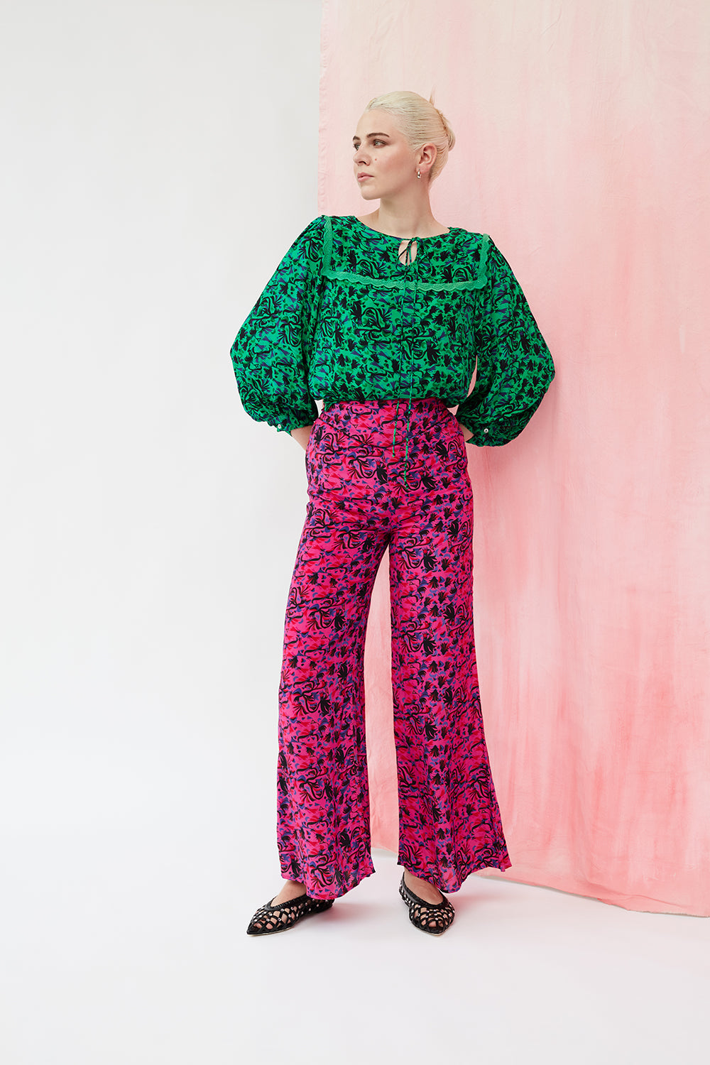 Sienna blouse in green
