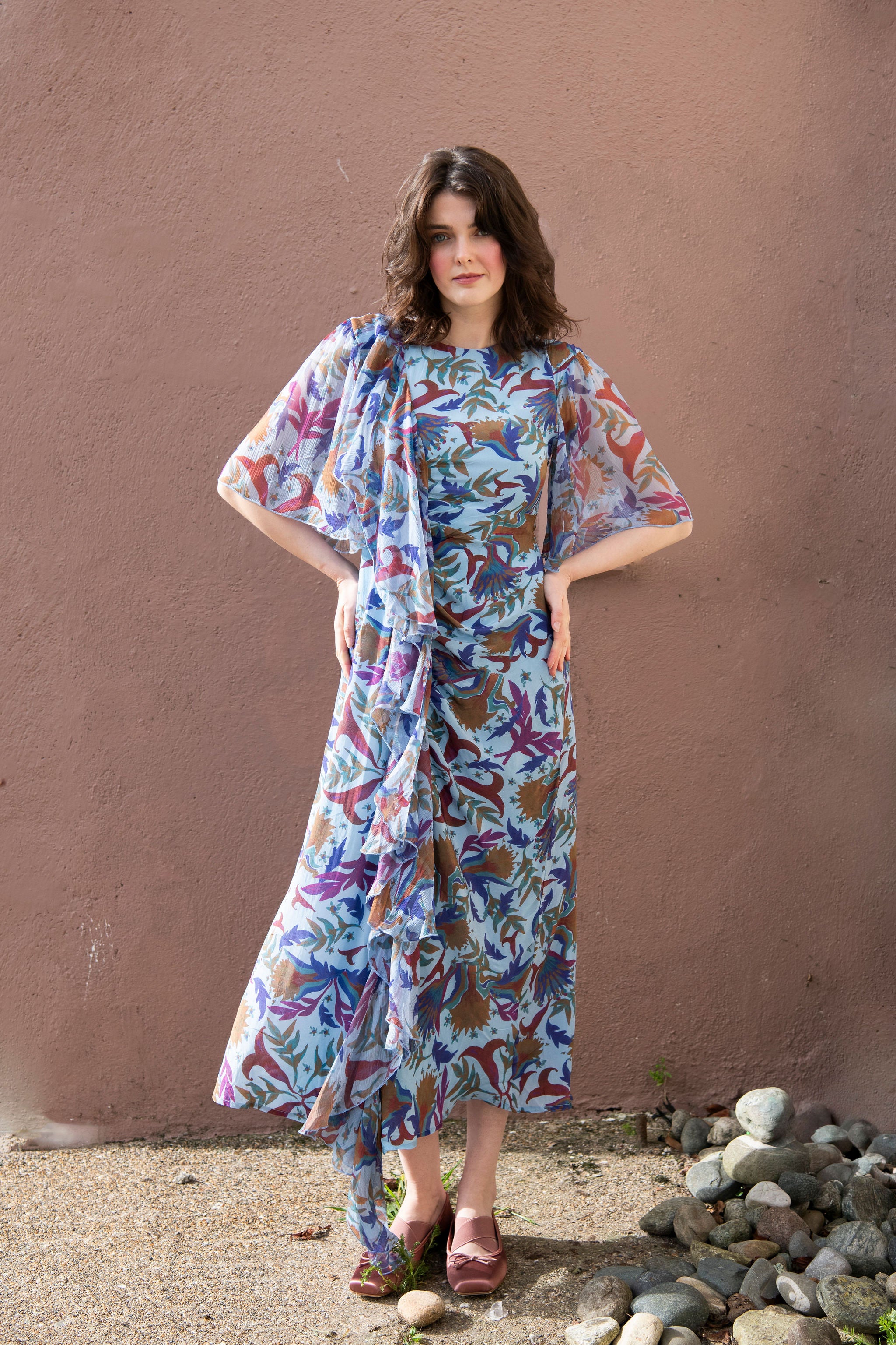 Marilyn Dress in Blue