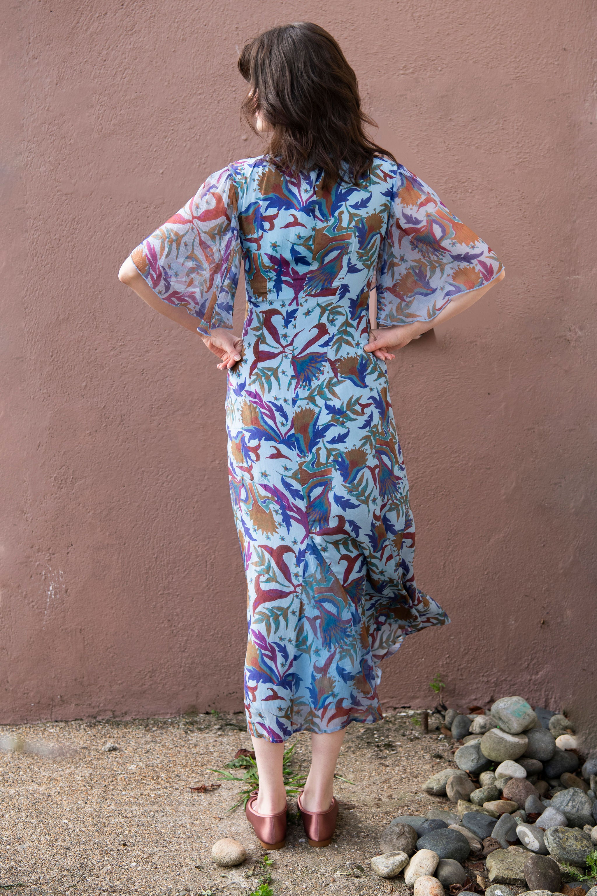 Marilyn Dress in Blue