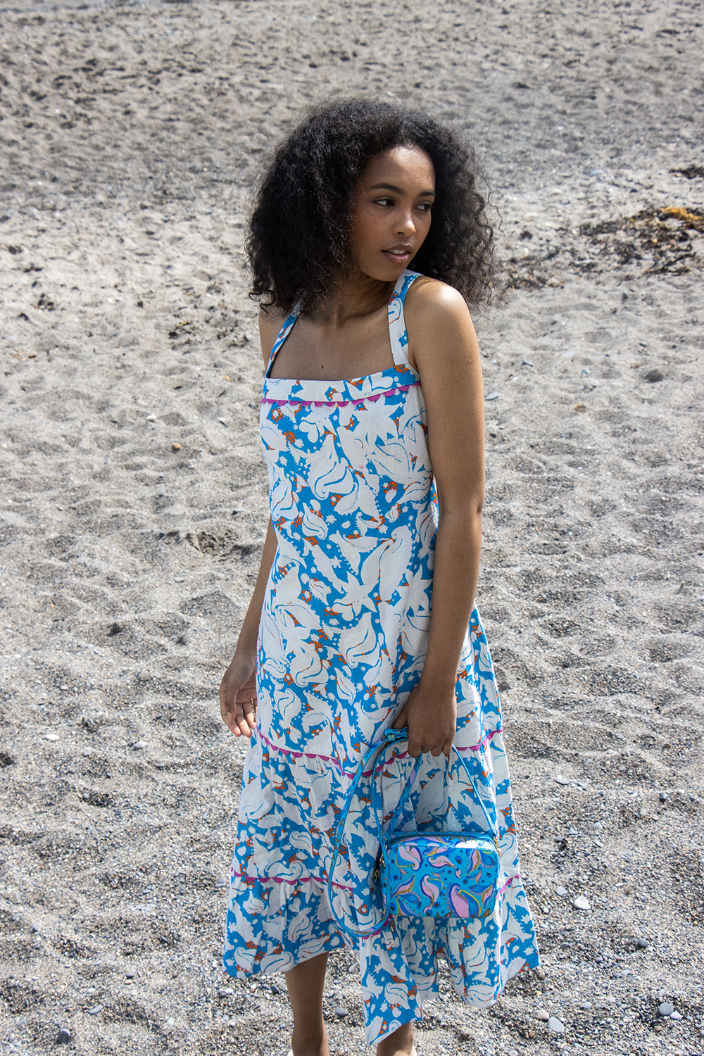 FeRi x PEELO Printed leather crossbody bag 1