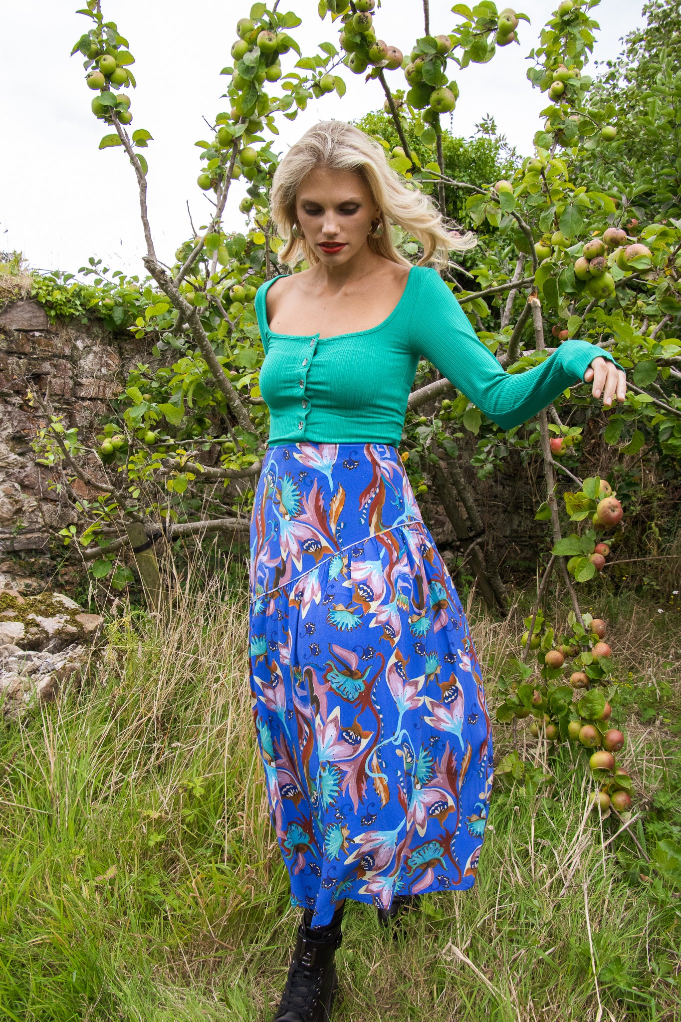 Mina skirt (Blue)