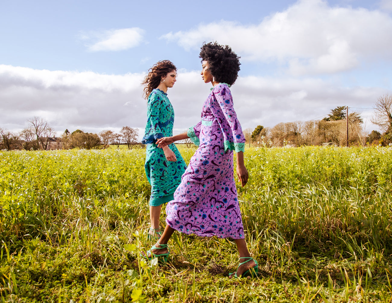 The Jasmine dress in green
