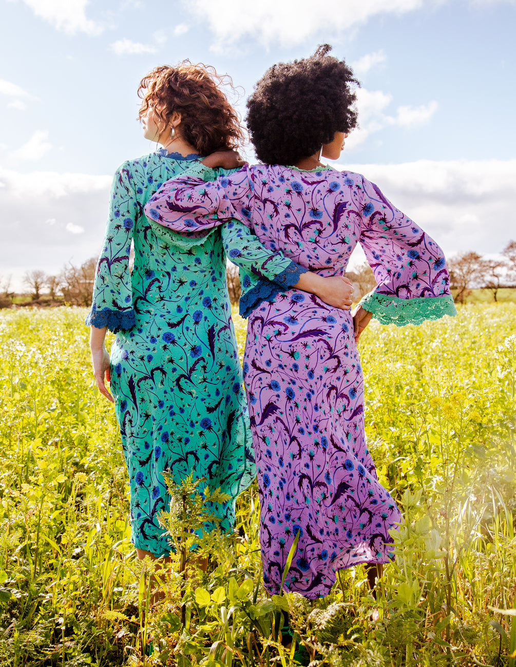 The Jasmine dress in green