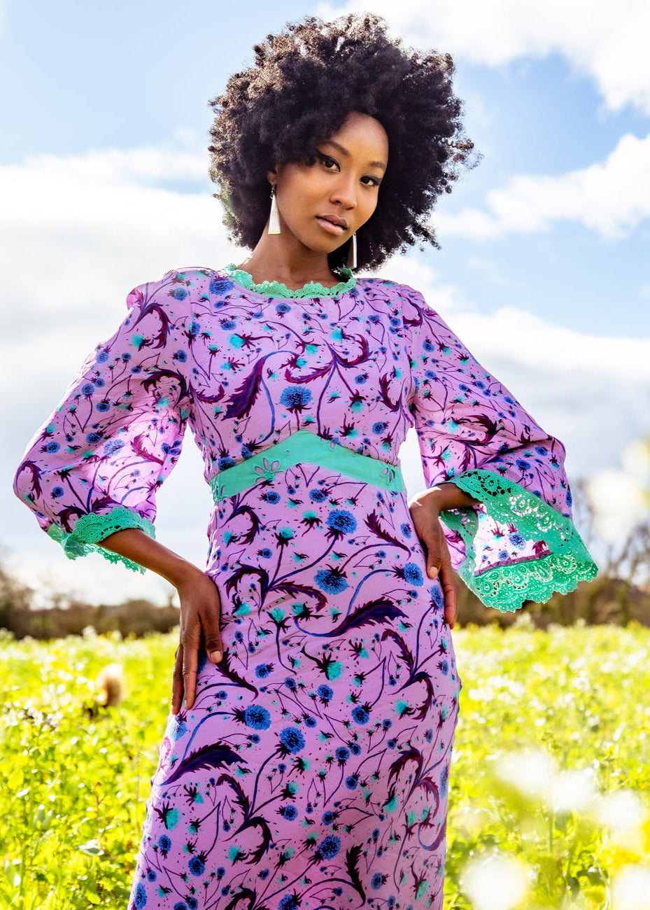 The Jasmine dress in Lilac