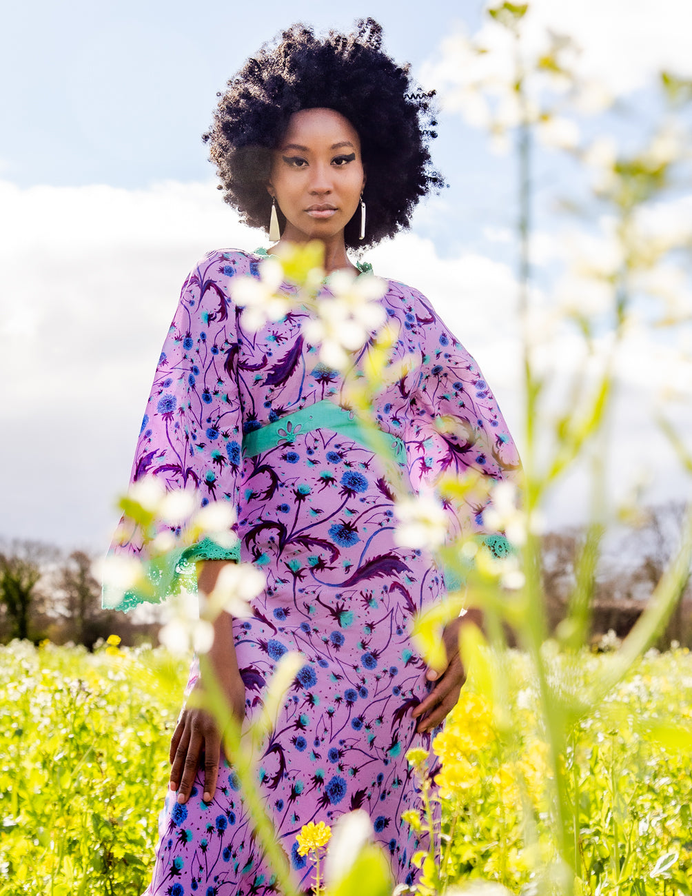 The Jasmine dress in Lilac