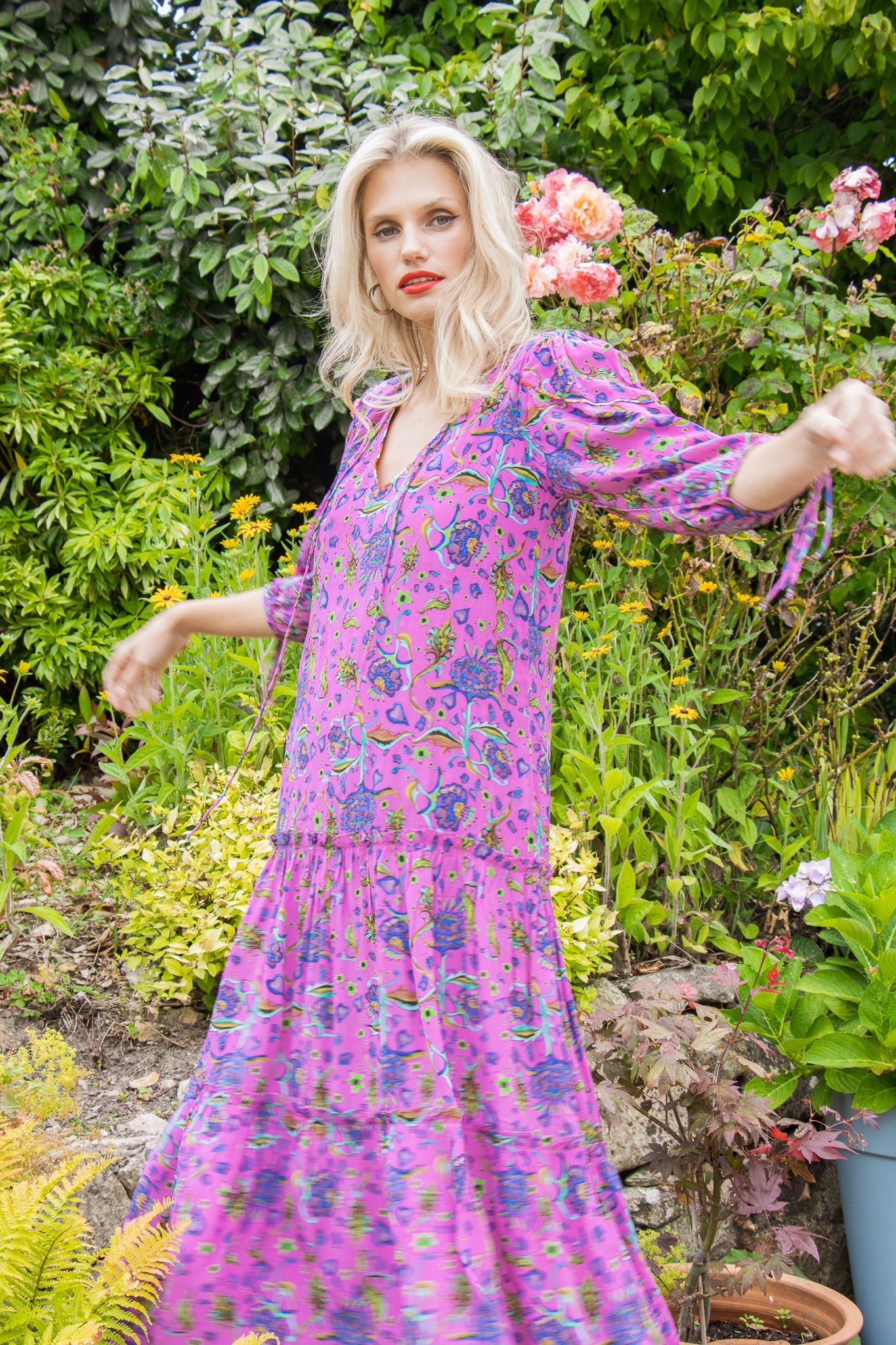 Laurel Dress ( pink)