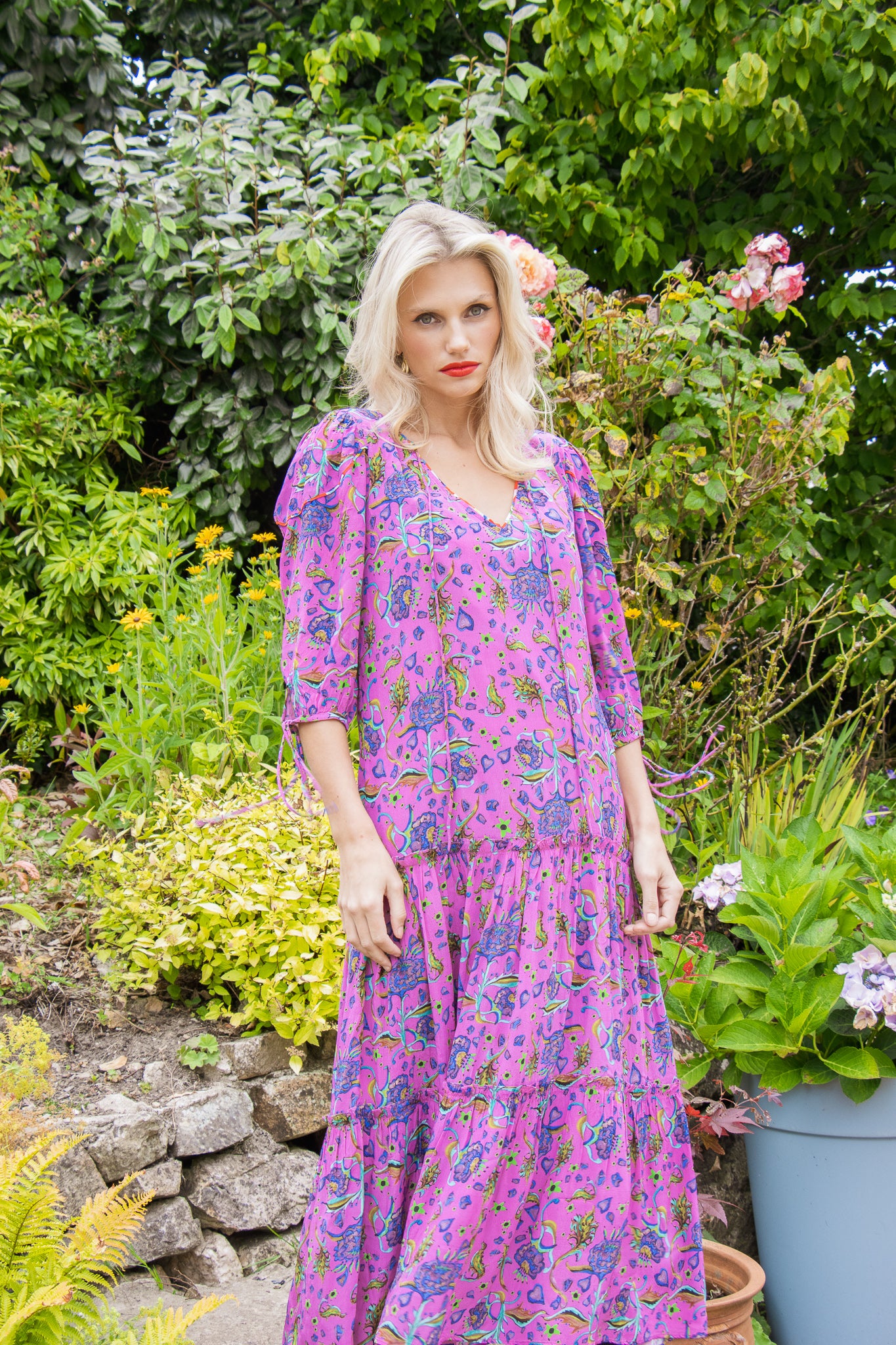 Laurel Dress ( pink)