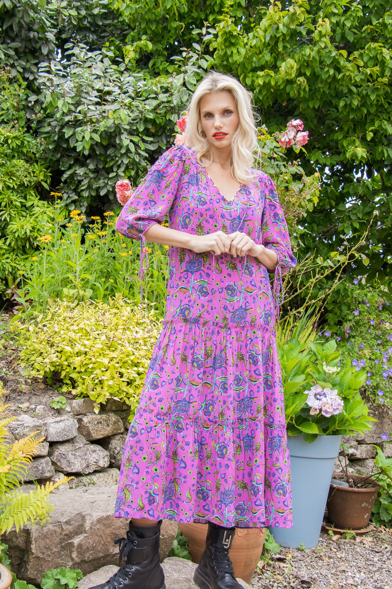 Laurel Dress ( pink)