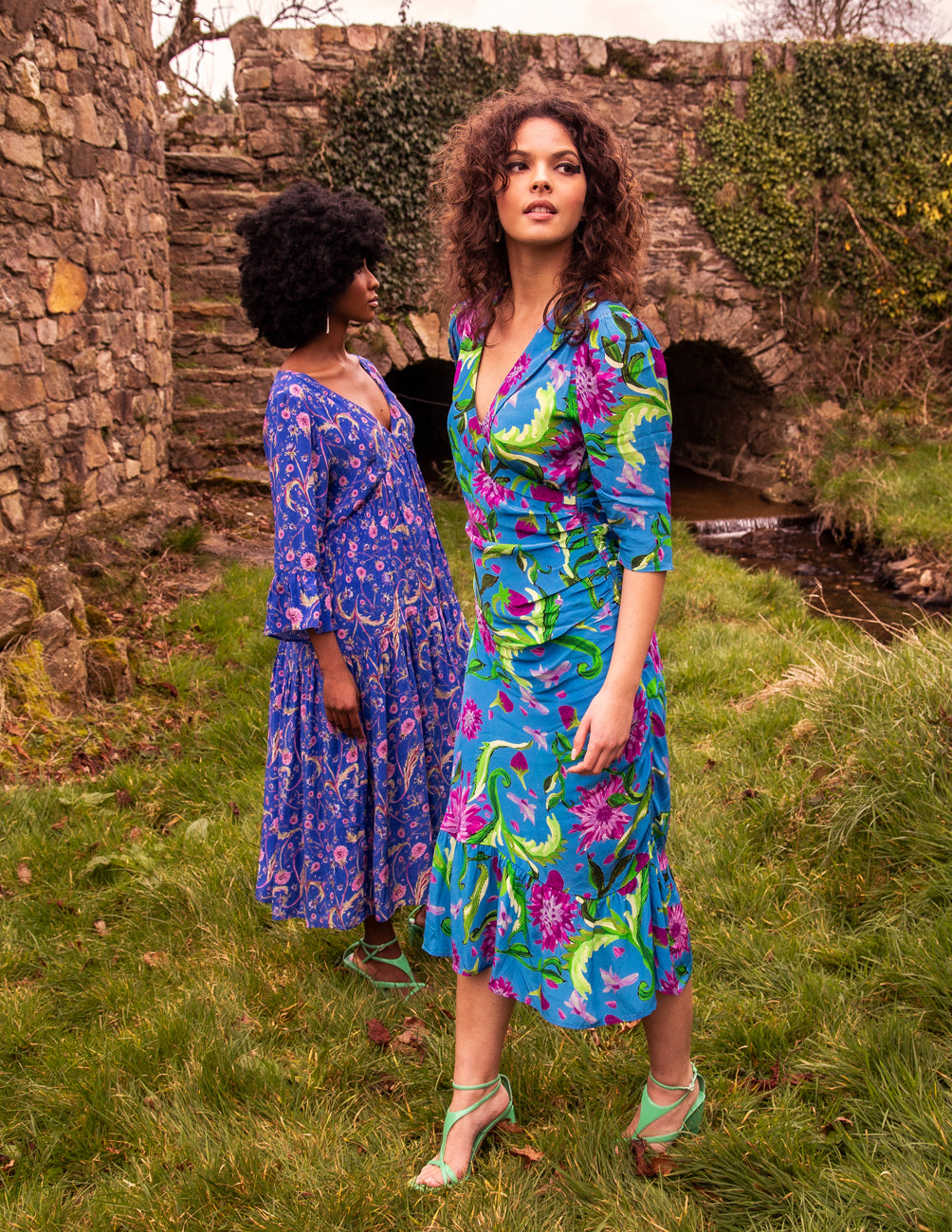 Maria dress in blue