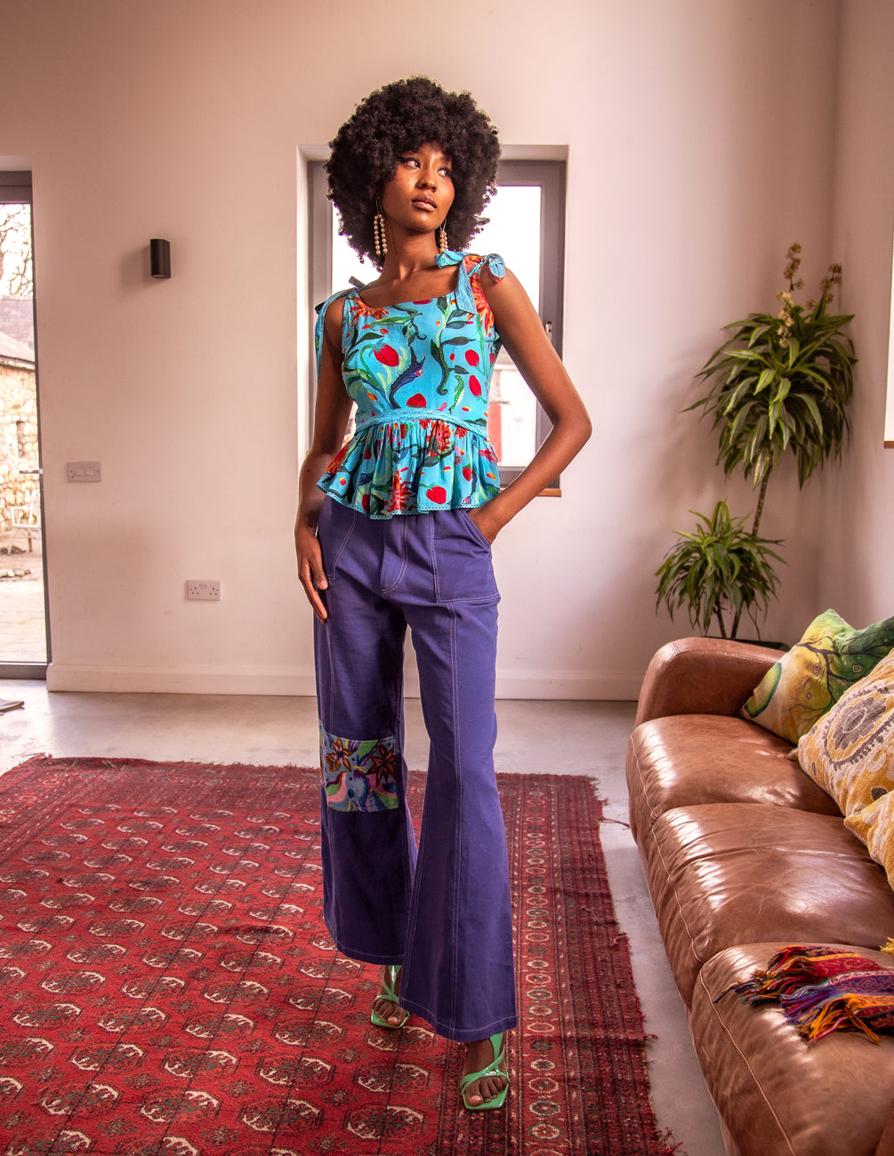 The Lucille Top blue