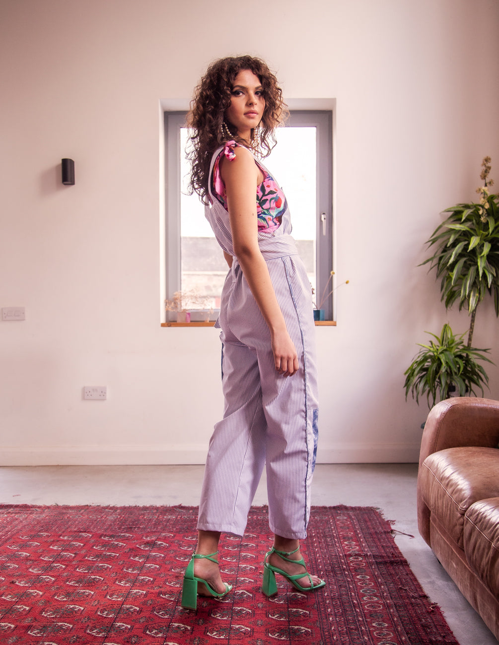 Clo Dungarees Sailor stripe