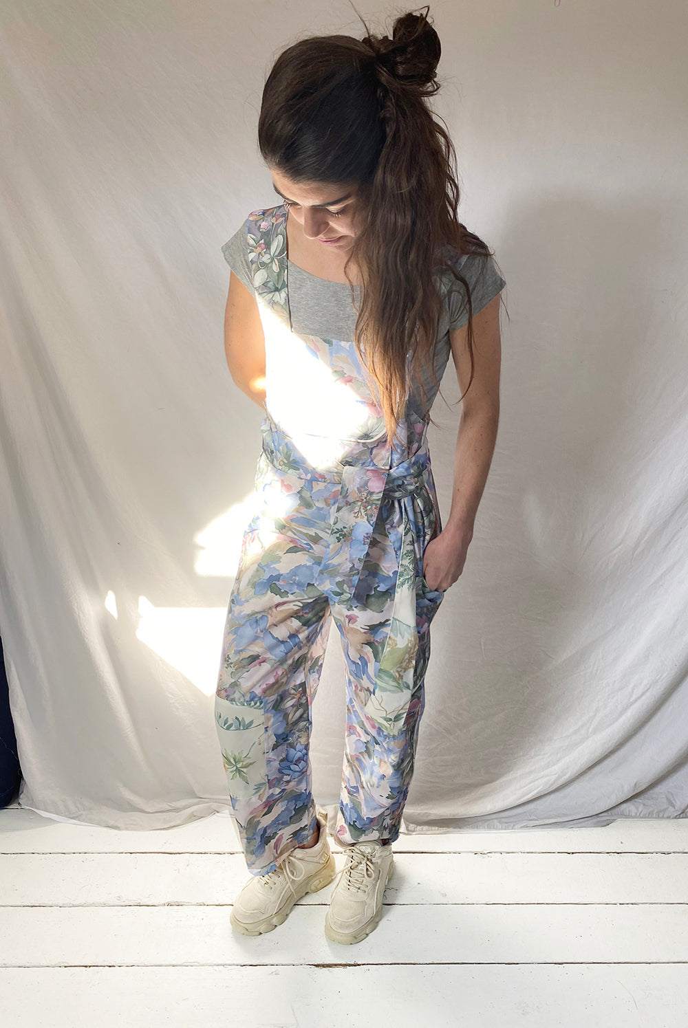 Retro Blue Feri Clo Dungarees 1