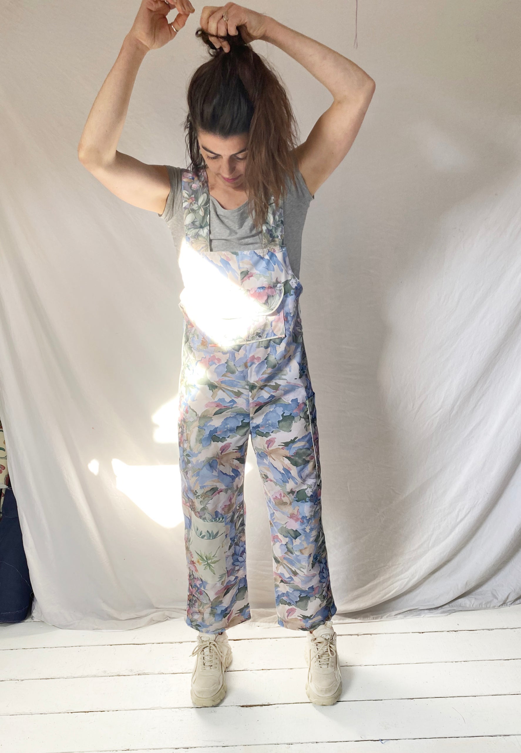 Retro Blue Feri Clo Dungarees 2