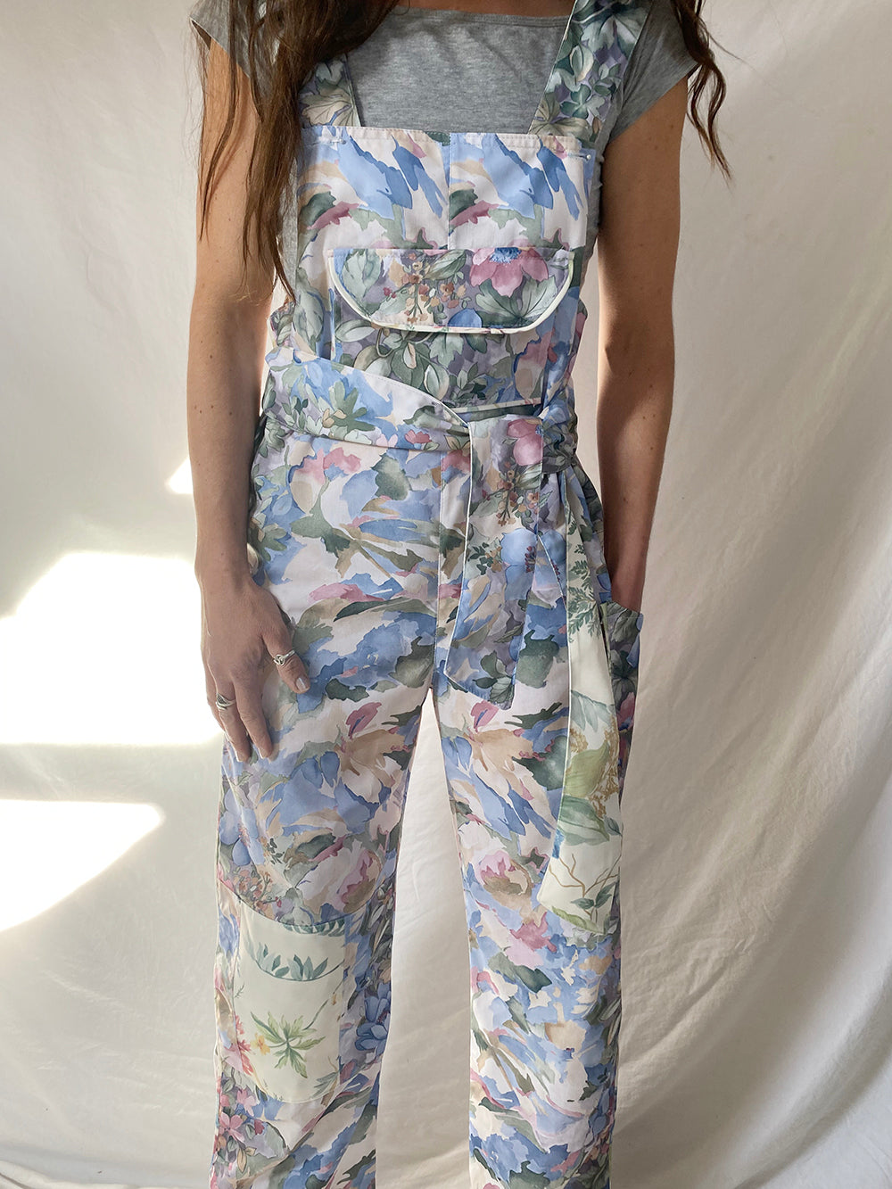 Retro Blue Feri Clo Dungarees 3