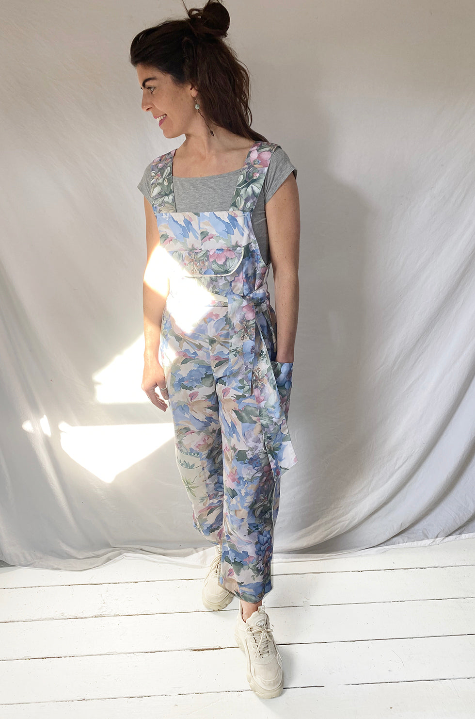 Retro Blue Feri Clo Dungarees 4