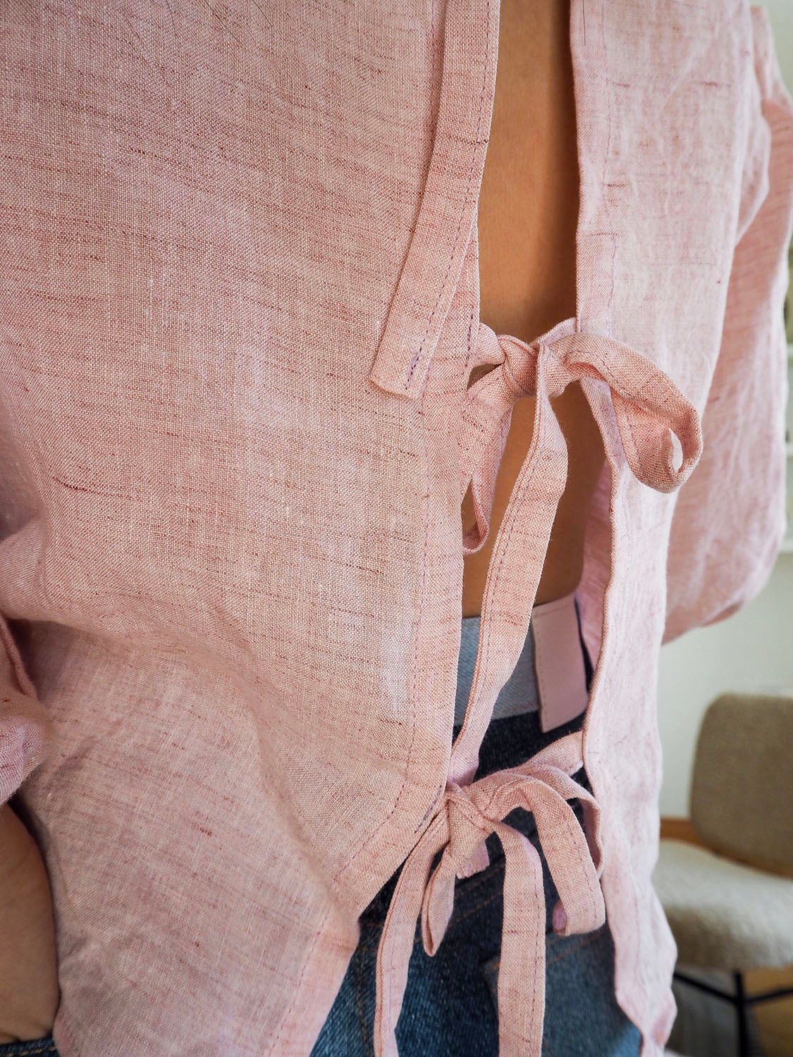 Ruthie patchwork linen top5
