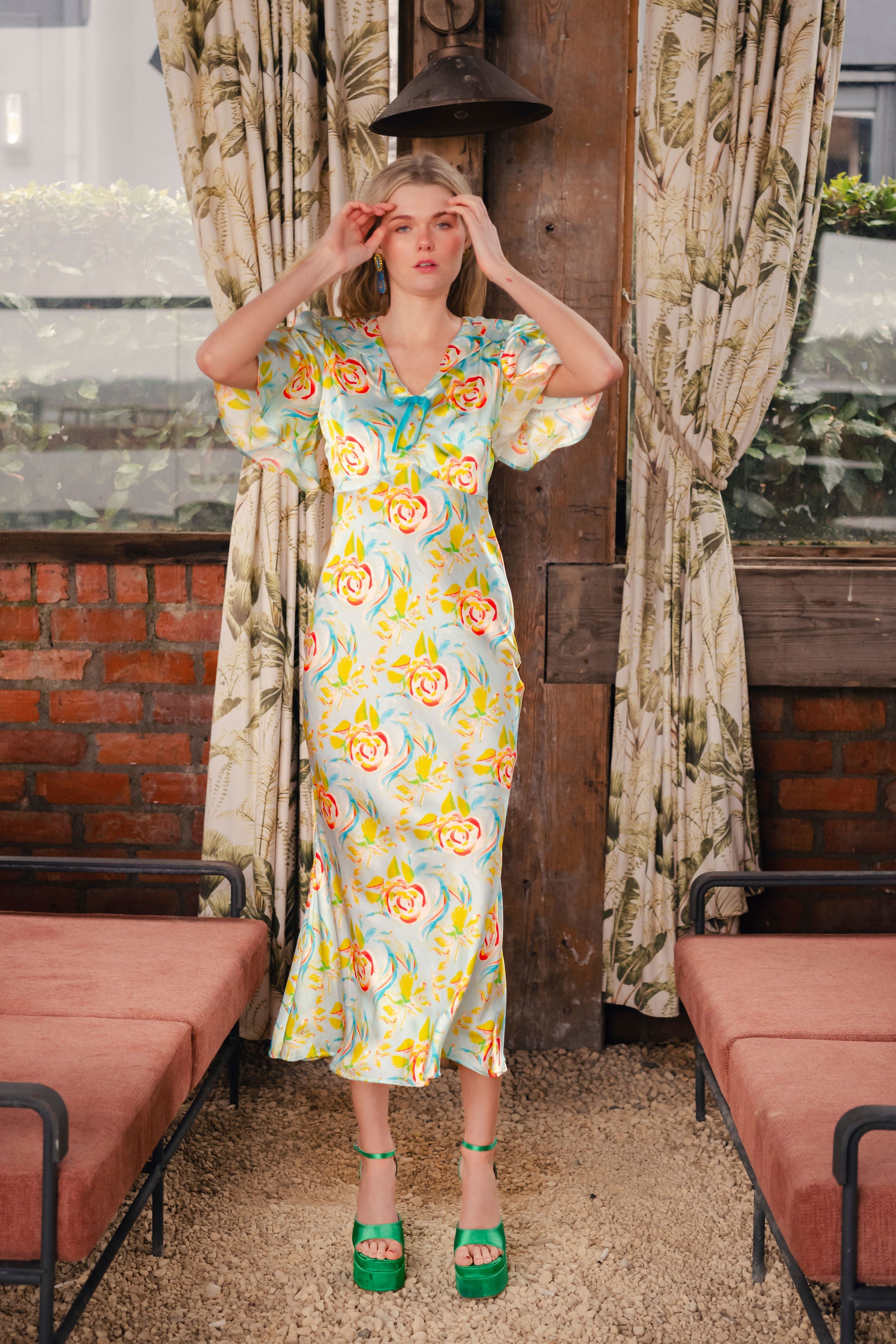 Aria Dress in mint
