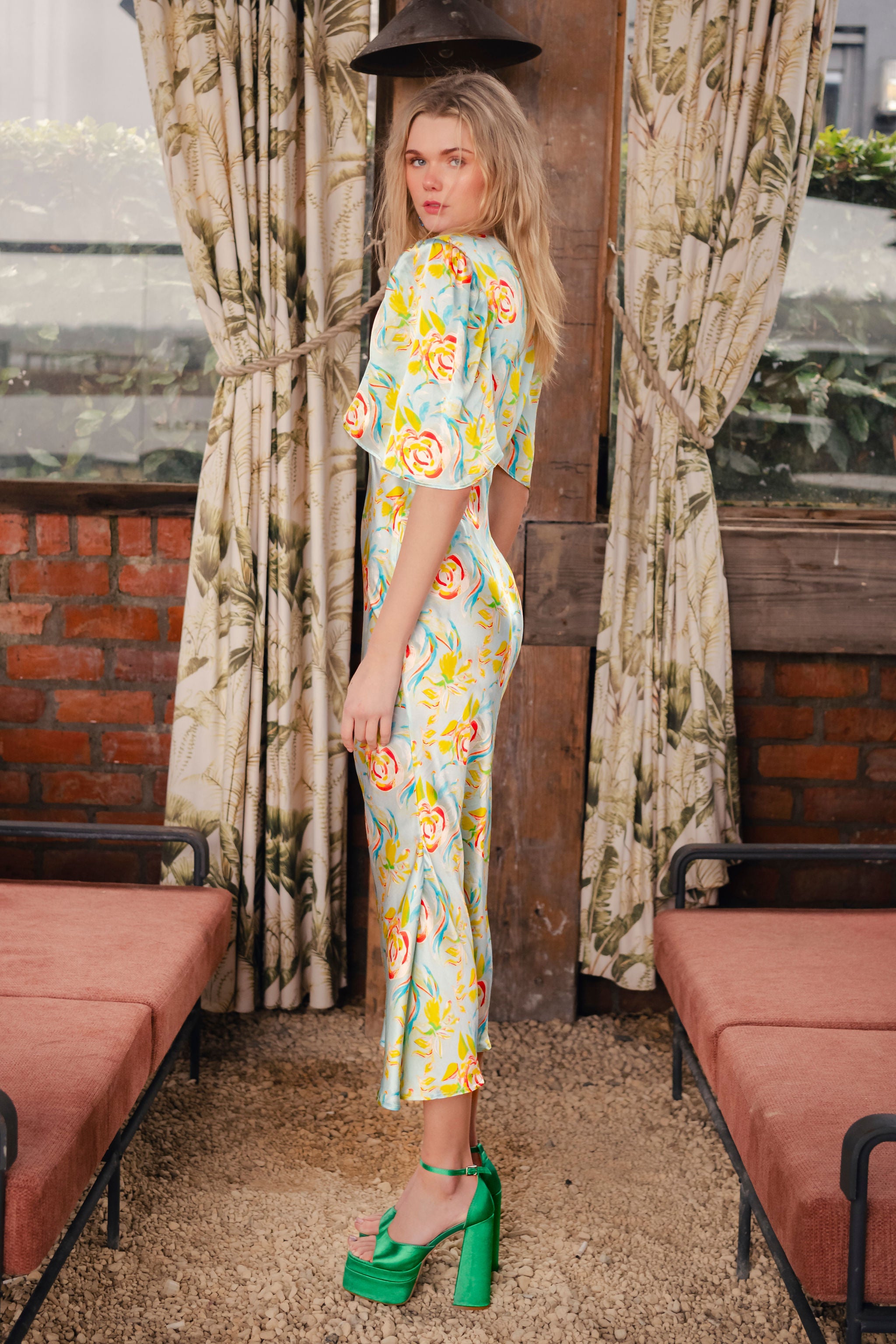 Aria Dress in mint