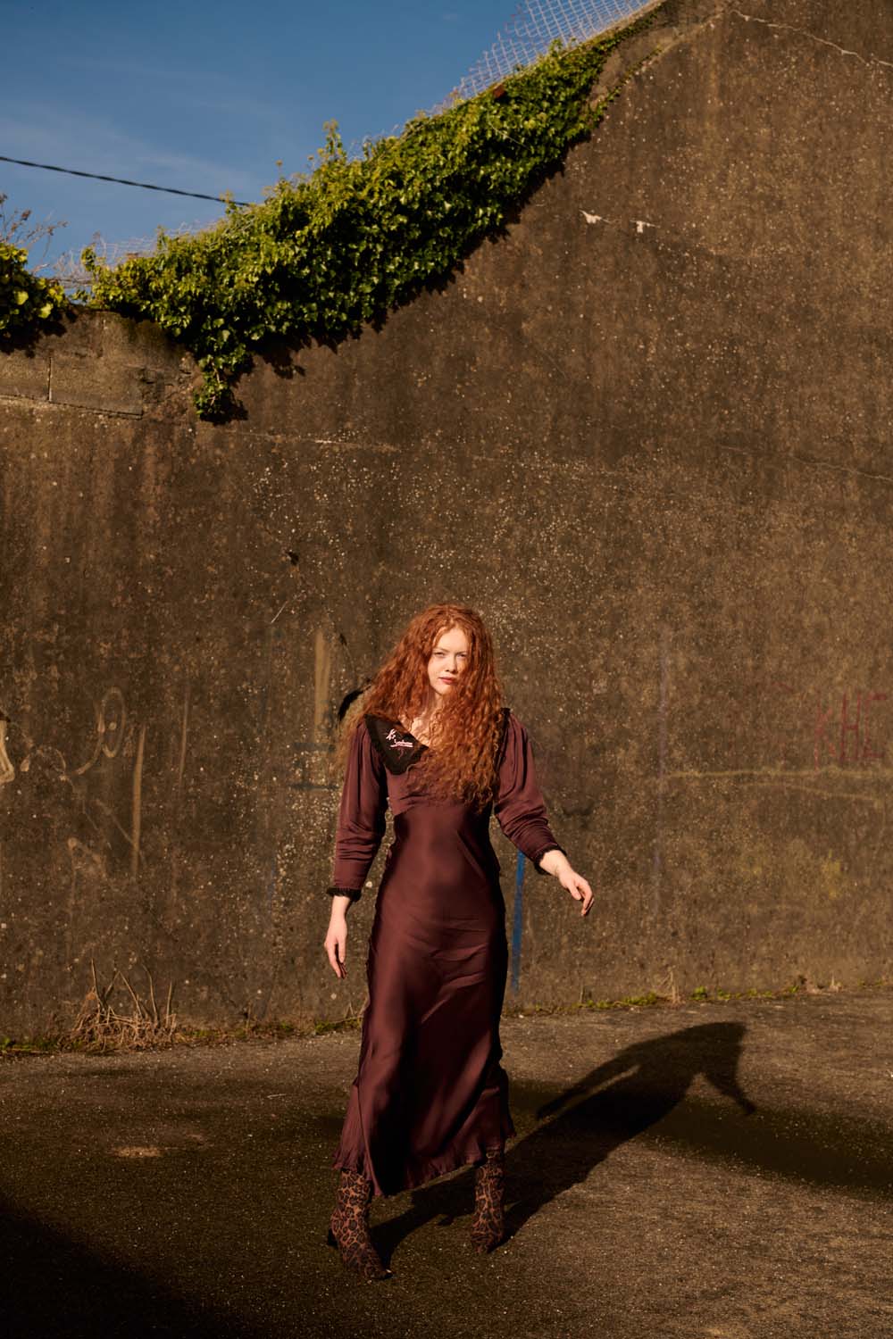 Edith Dress in Chocolate Brown