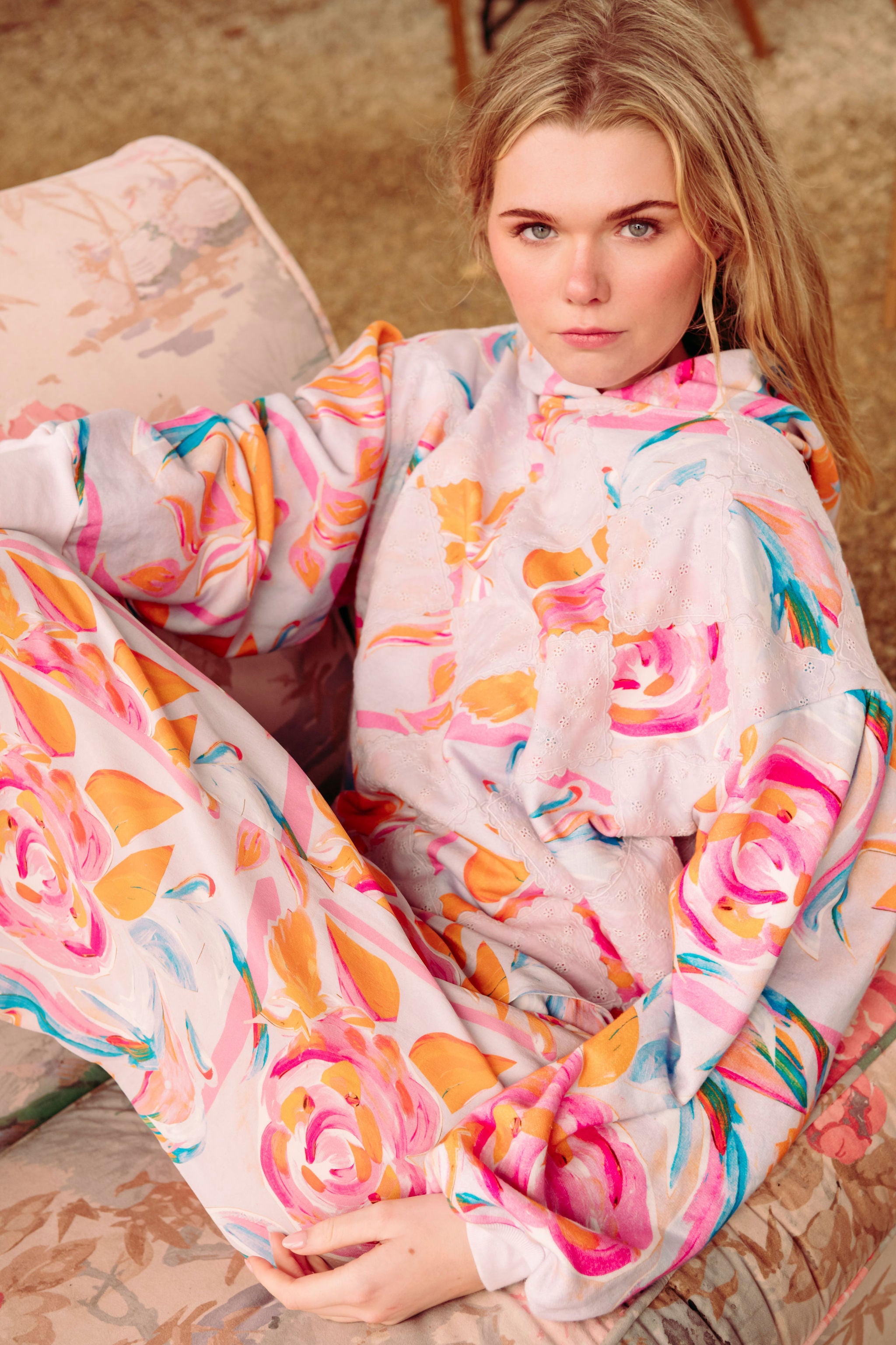 Fiadh Pant in multi pastel print