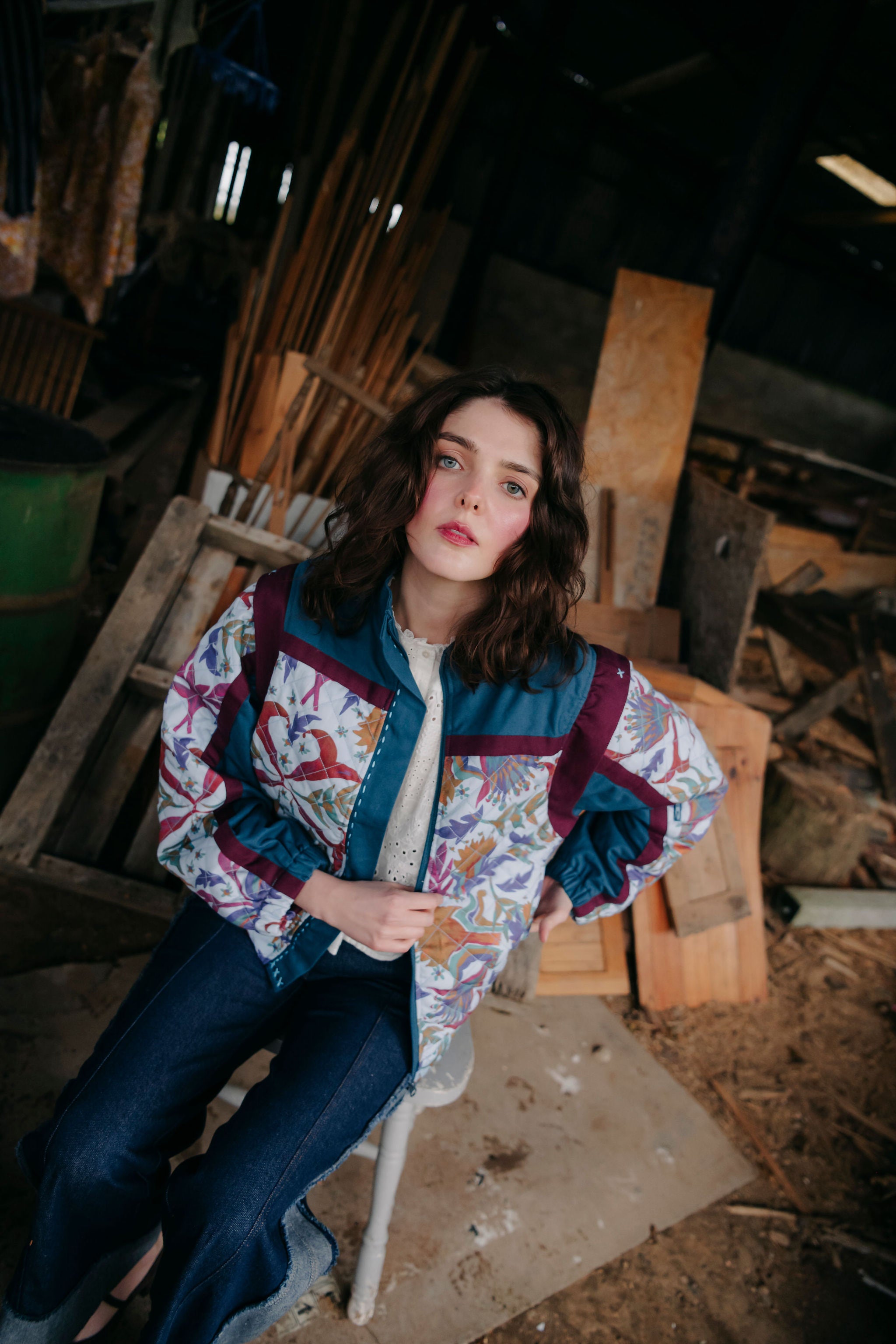 Carrie Jacket in Blue