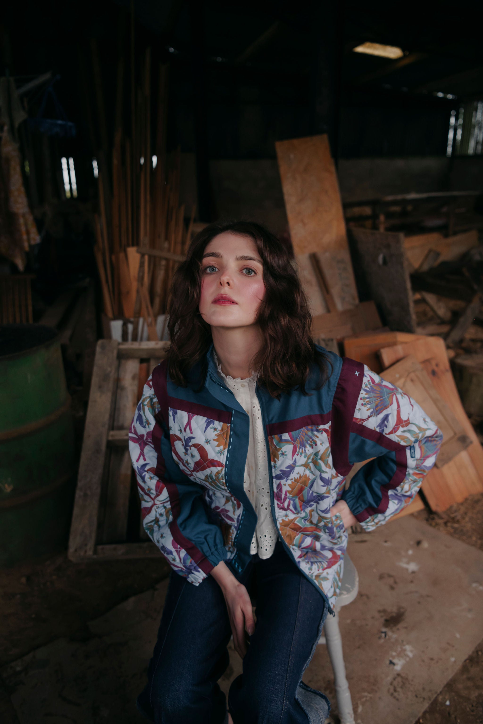 Carrie Jacket in Blue