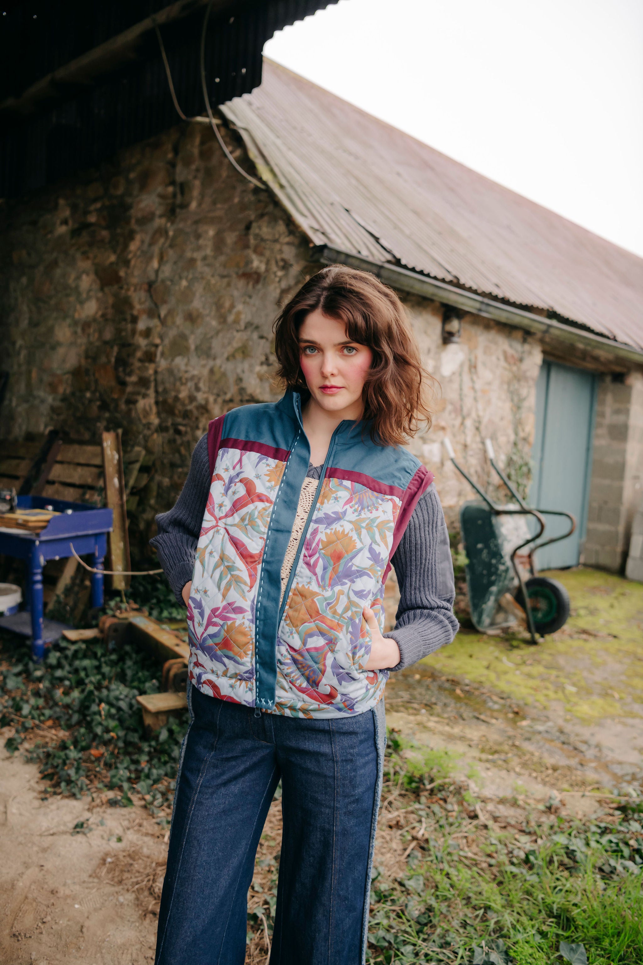 Carrie Jacket in Blue
