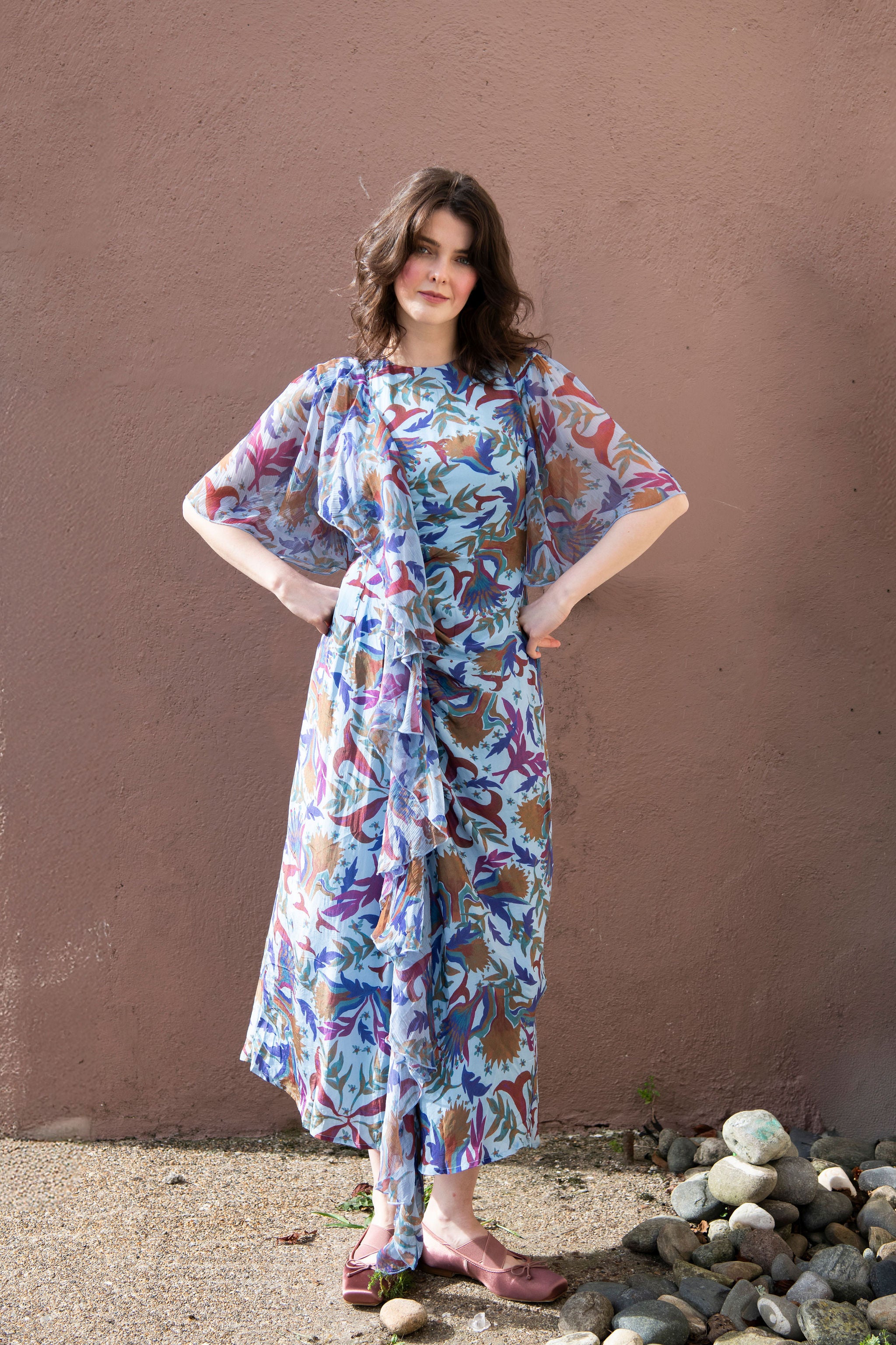 Marilyn Dress in Blue